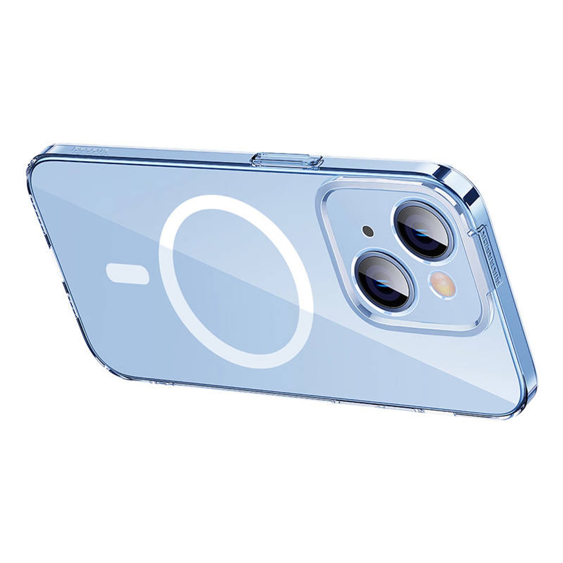 

Zestaw ochronny Baseus Crystal przeźroczyste etui magnetyczne i szkło hartowane do iPhone 14