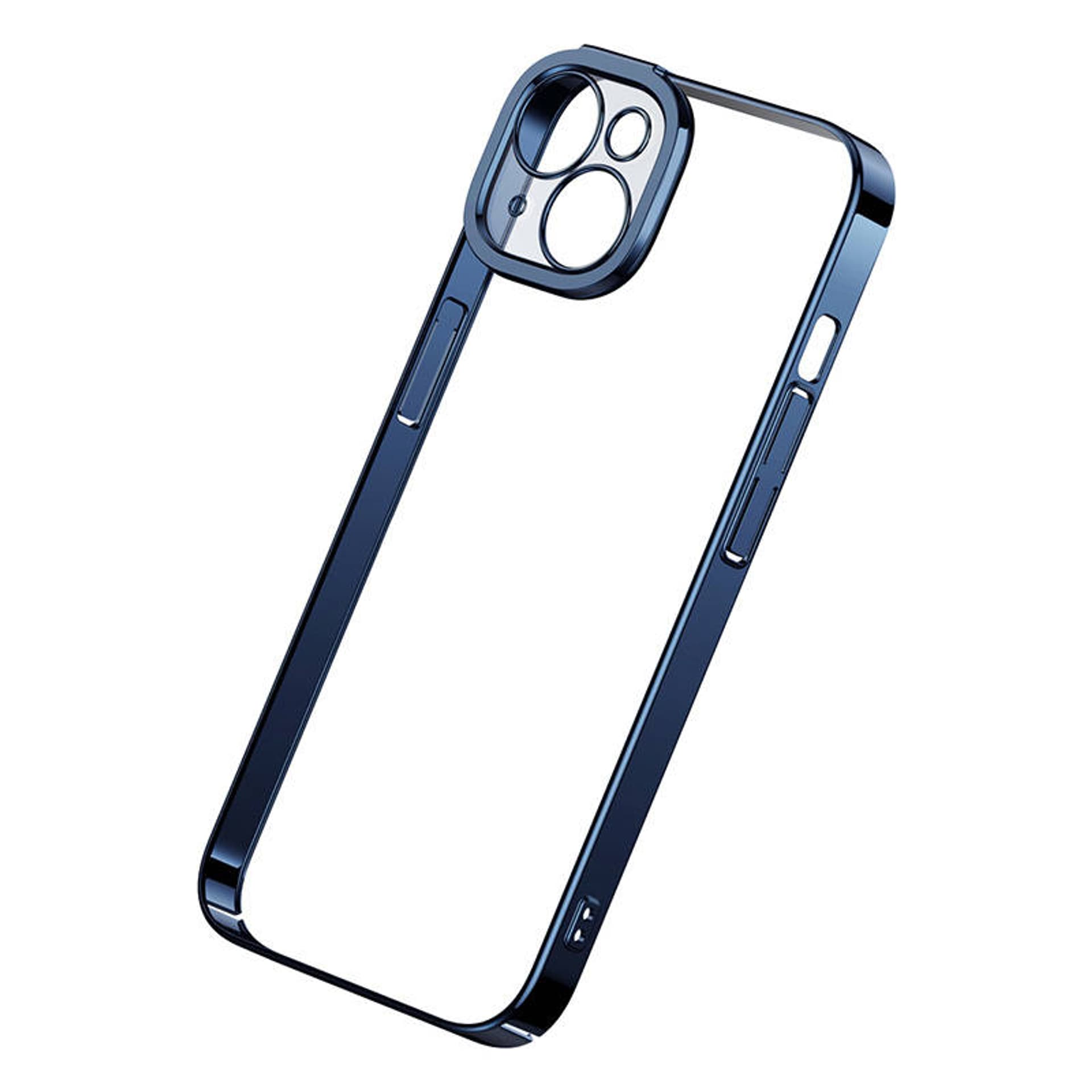 

Zestaw ochronny Baseus Glitter przeźroczyste etui i szkło hartowane do iPhone 14 (niebieski)