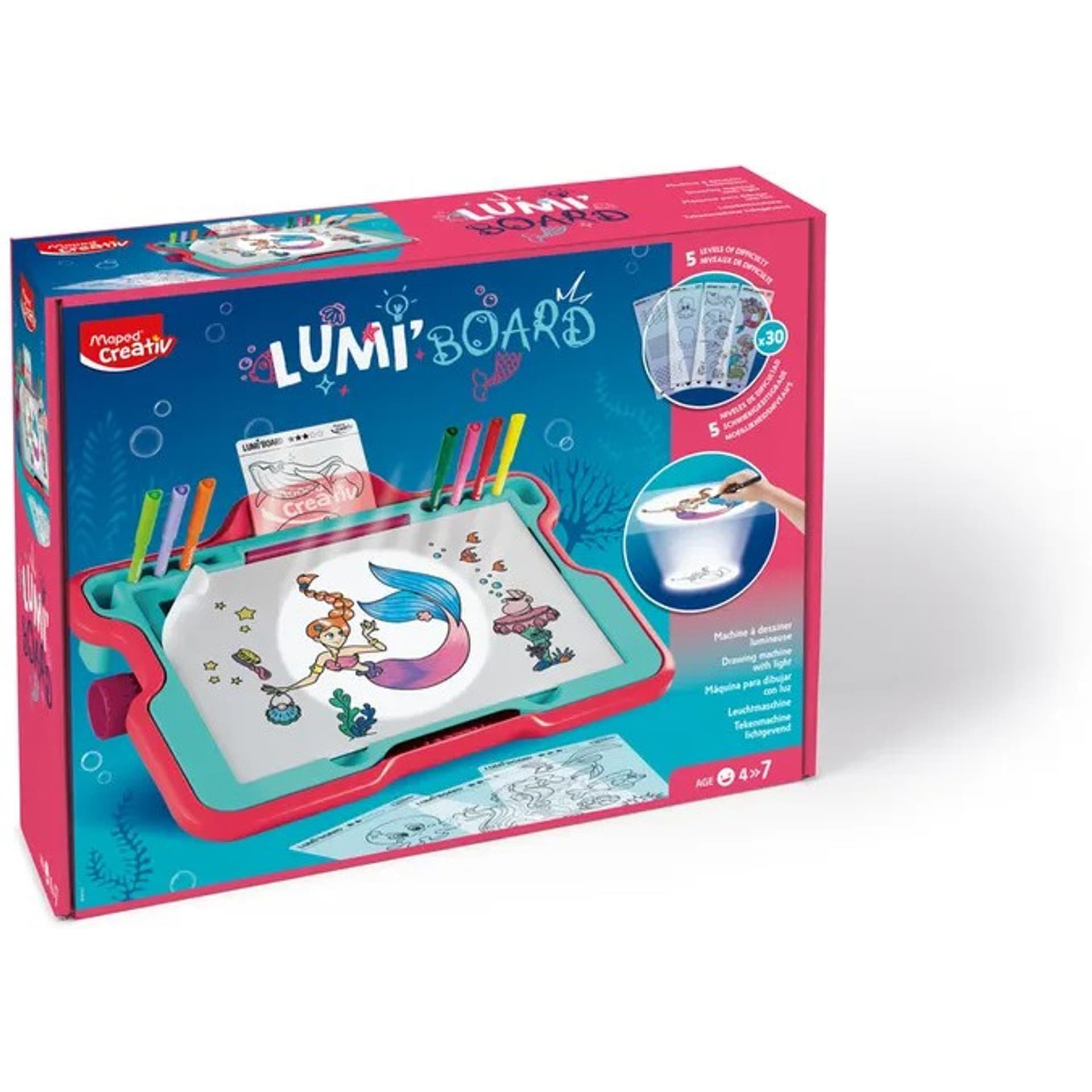 

Creativ podświetlana tablica Lumi Board podwodny świat 904101