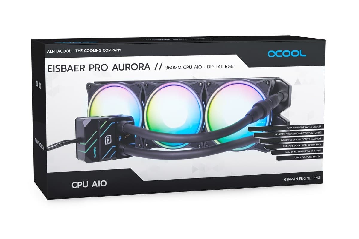 

Chłodzenie Alphacool Eisbaer Pro Aurora 360 CPU AIO
