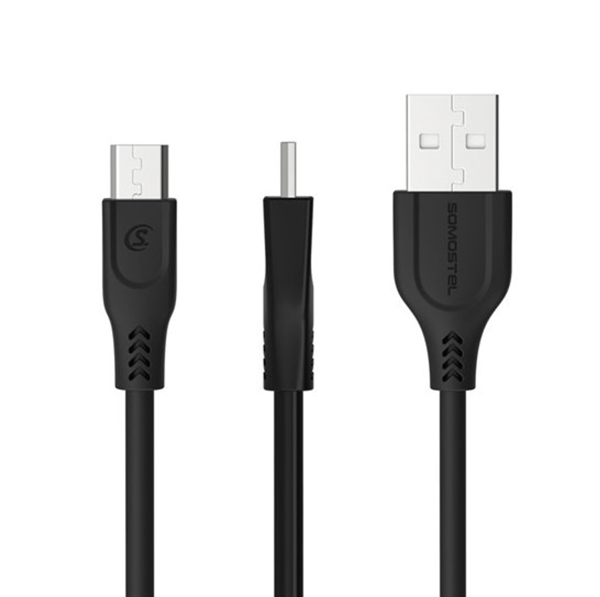 

SOMOSTEL KABEL USB MICRO 3.1A CZARNY 3100MAH QUICK CHARGER QC 3.0 1.2M POWERLINE SMS-BT01 BLACK