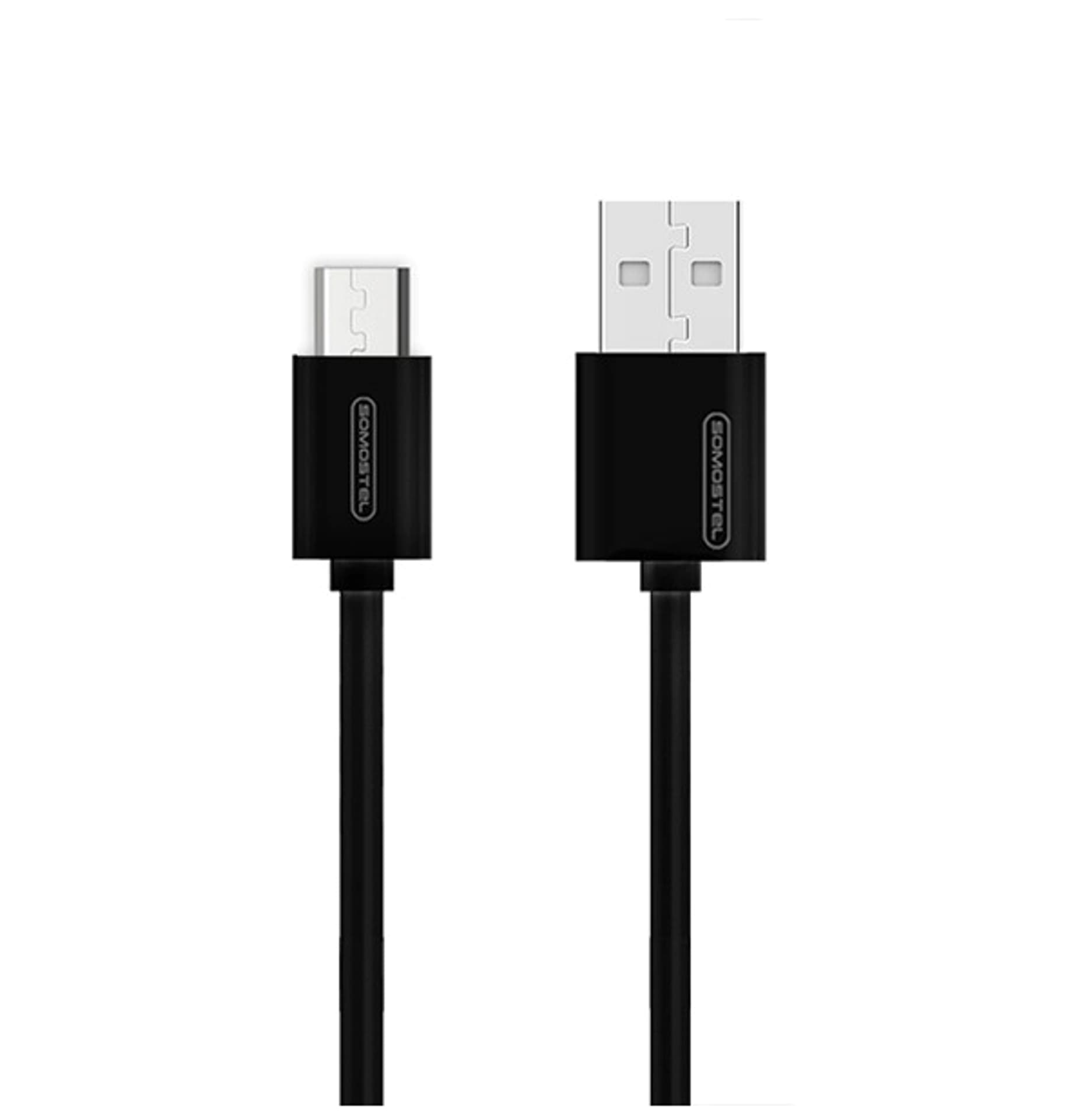 

SOMOSTEL KABEL USB TYP-C 3A SOMOSTEL CZARNY 3100MAH QUICK CHARGER 1.2M POWERLINE SMS-BP02 BLACK