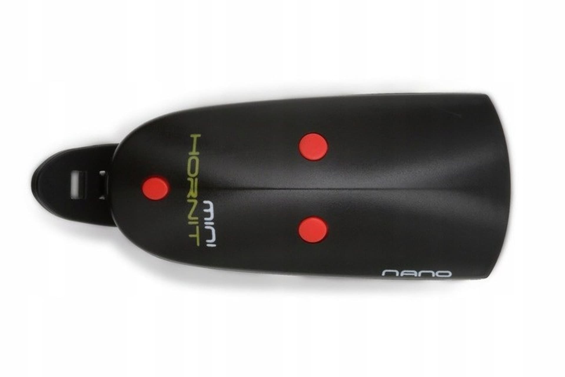 

Lampka rowerowa z klaksonem HORNIT Nano Black /Red 6266BLR