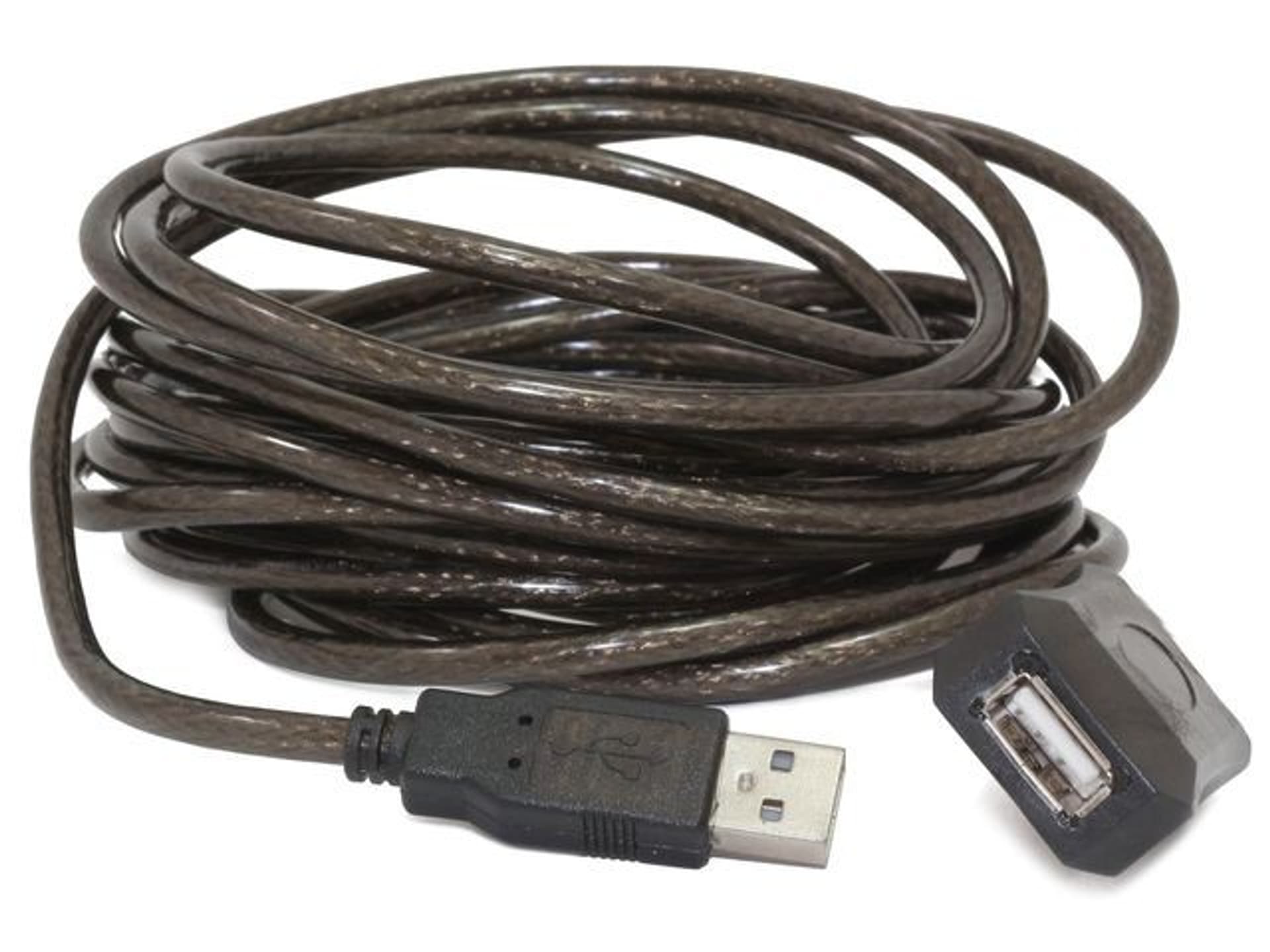 

Przedłużacz USB 2.0 typu AM-AF 5m aktywny czarny