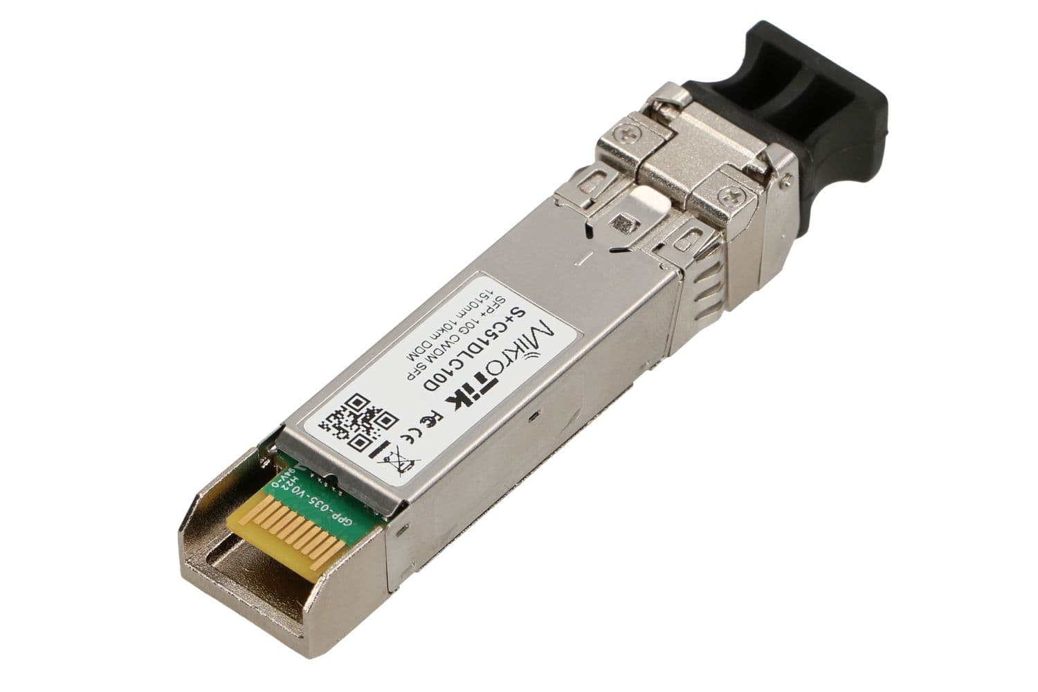 

MIKROTIK S+C51DLC10D SFP+ CWDM MODULE 10G SM 10KM 1510NM DUAL LC-CONNECTOR DDM