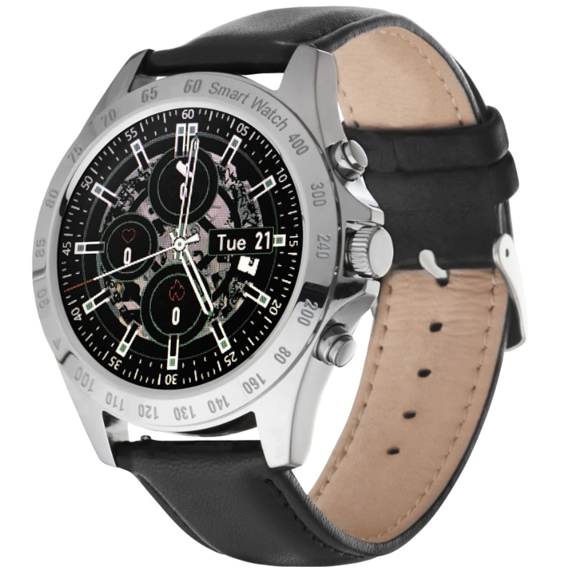 

Smartwatch Men Style Srebrno czarny