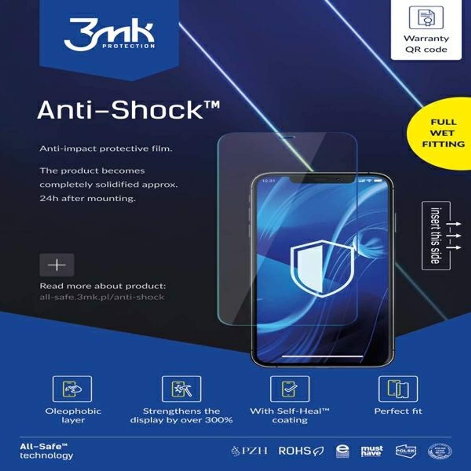 

3MK All-In-One Anti-Shock Phone mokry montaż 5 szt.