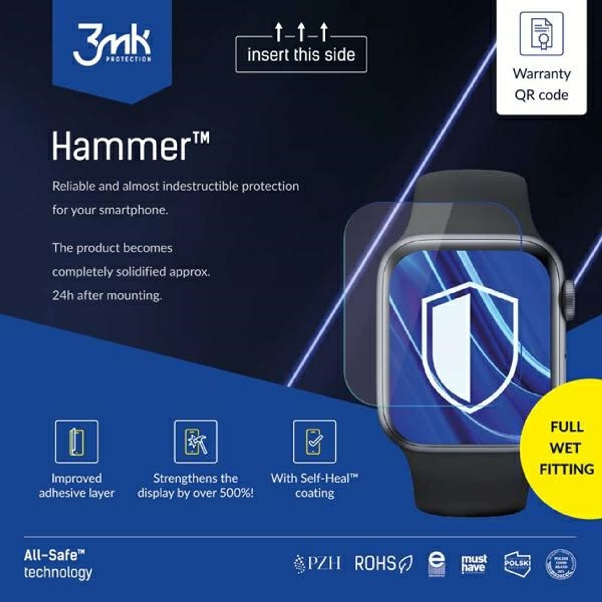 

3MK All-In-One Hammer Watch mokry montaż 5 szt.
