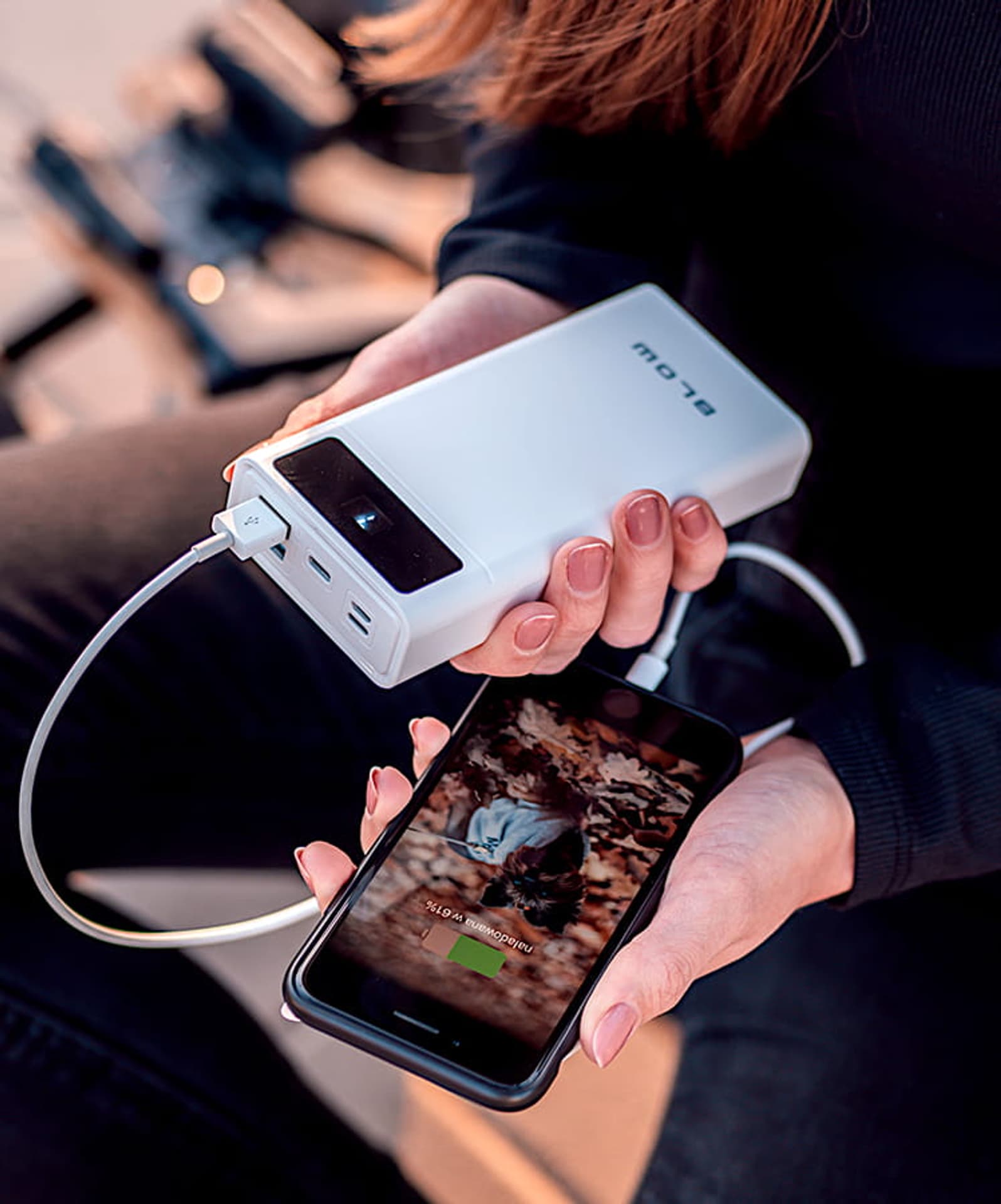 

Power Bank 40000mAh 2xUSB QC Powerbank PB40AUSB-C