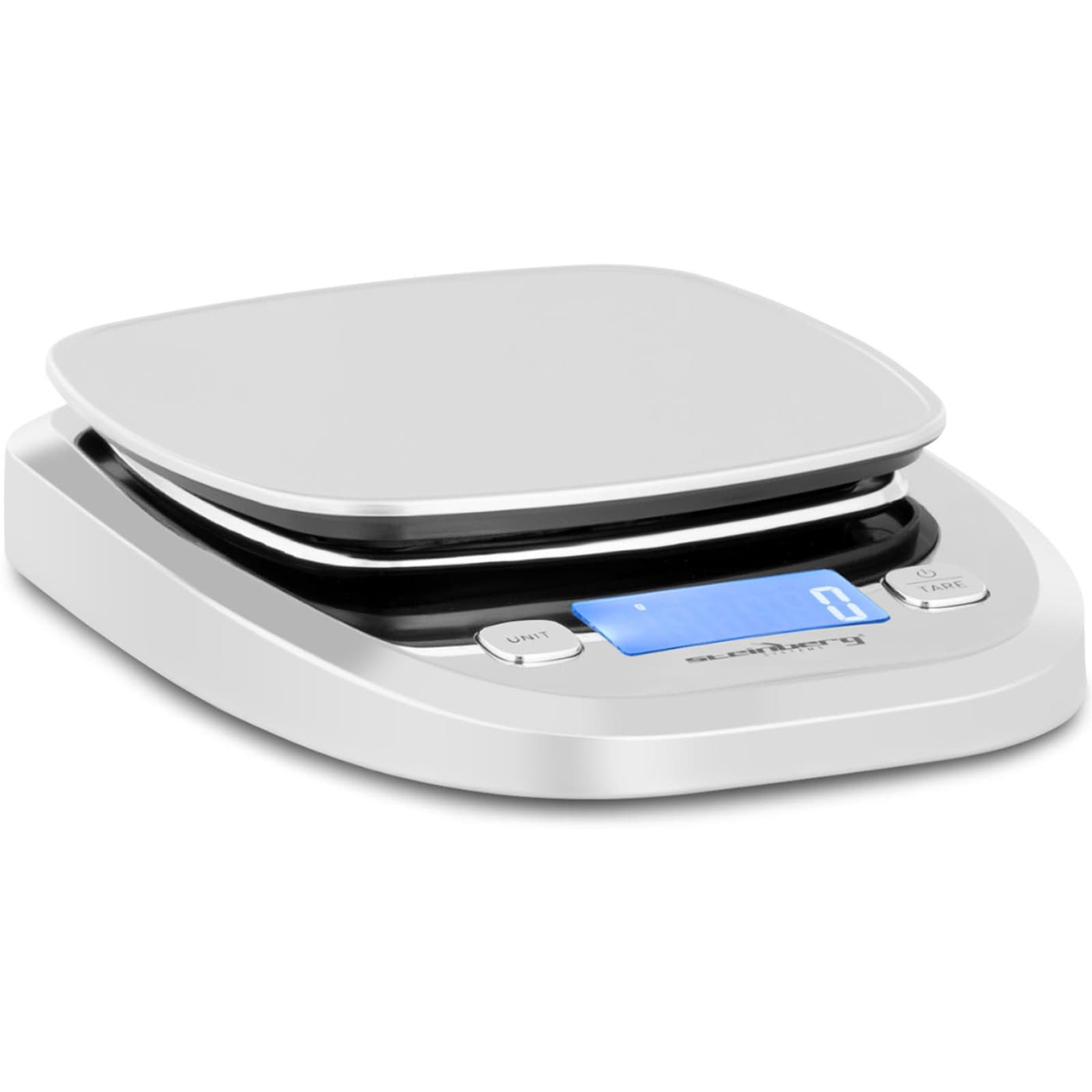 

Waga kuchenna stołowa elektroniczna ze stali LCD 15 x 15 cm 5 kg / 1 g