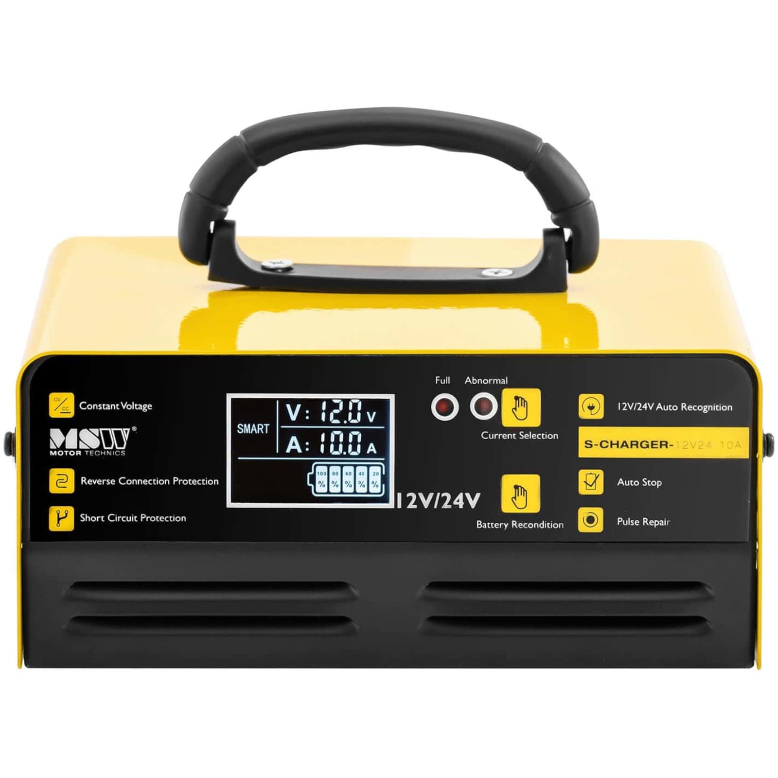 

Prostownik samochodowy ładowarka akumulatorów LCD 12/24 V 10/6 A