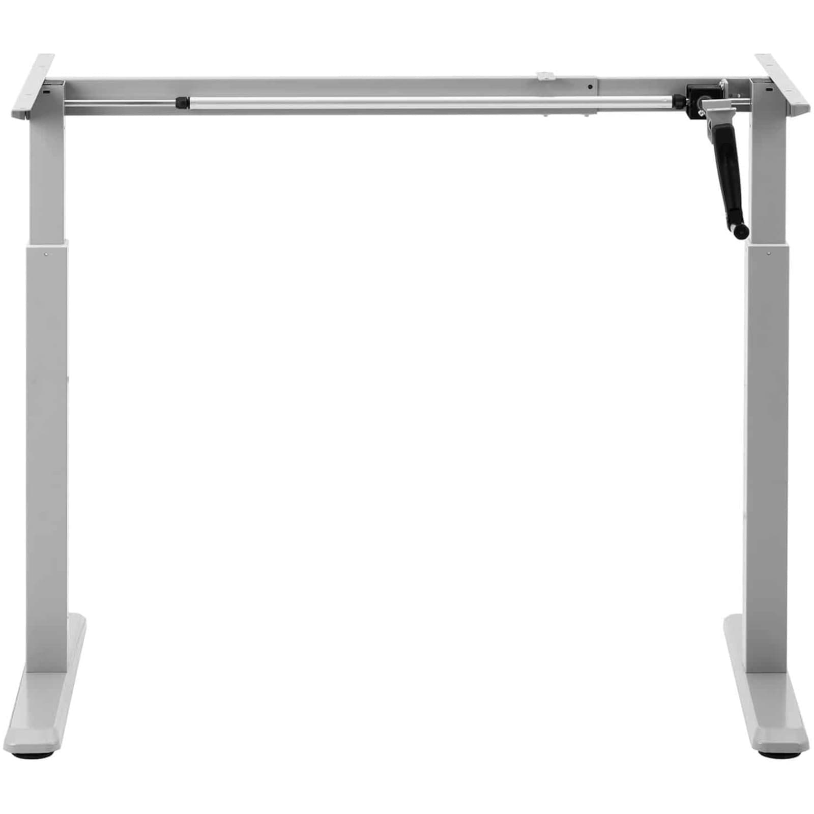

Stelaż rama biurka z ręczną regulacją wysokości 73-124 cm do 70 kg SZARY