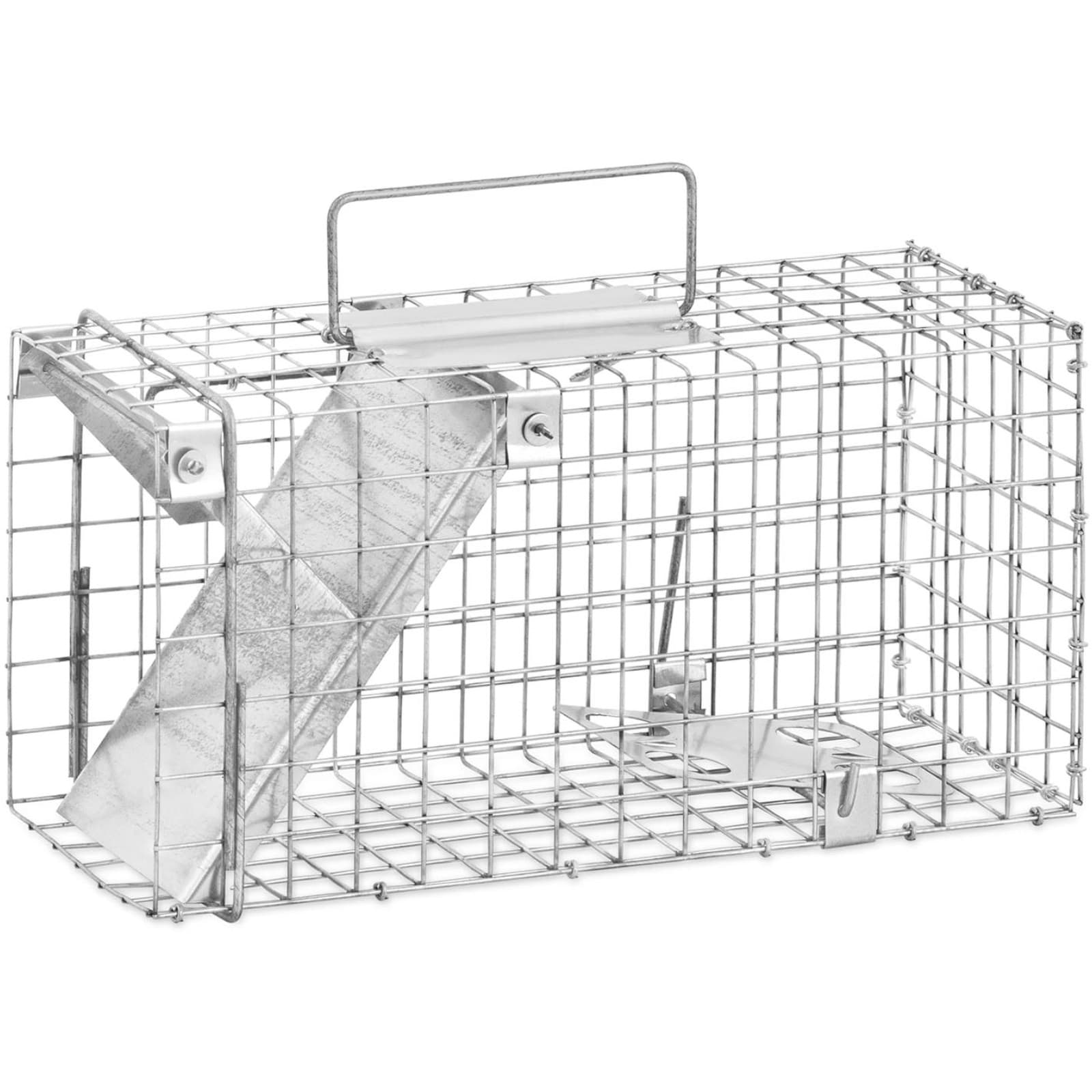 

Żywołapka pułapka na kuny szczury lisy 35 x 17 x 20 cm oczka 25 x 25 mm