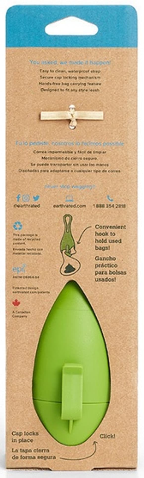 

Etui na woreczki Earth Rated ECO 2.0 + 15 woreczków bezzapachowych
