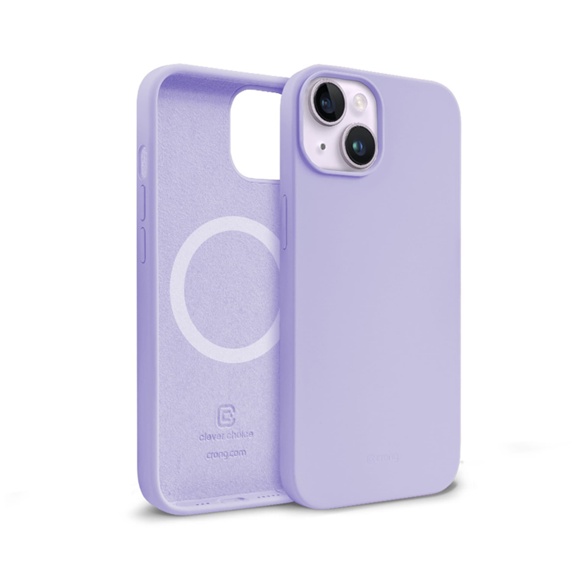 

Crong Color Cover Magnetic - Etui iPhone 14 Plus MagSafe (fioletowy)