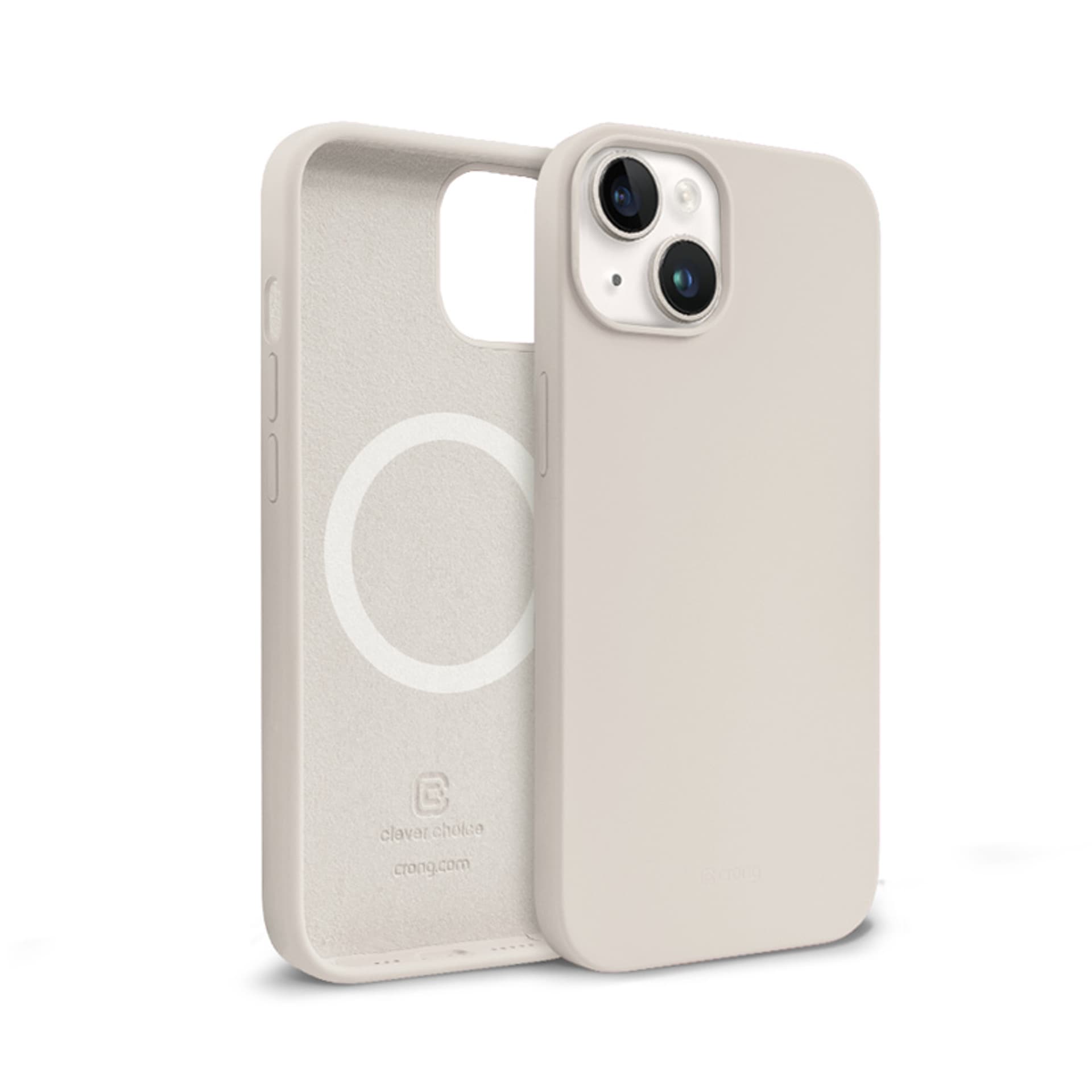 

Crong Color Cover Magnetic - Etui iPhone 14 Plus MagSafe (kamienny beż)