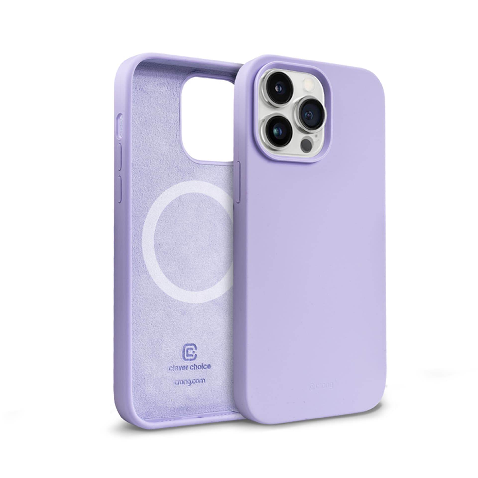 

Crong Color Cover Magnetic - Etui iPhone 14 Pro Max MagSafe (fioletowy)