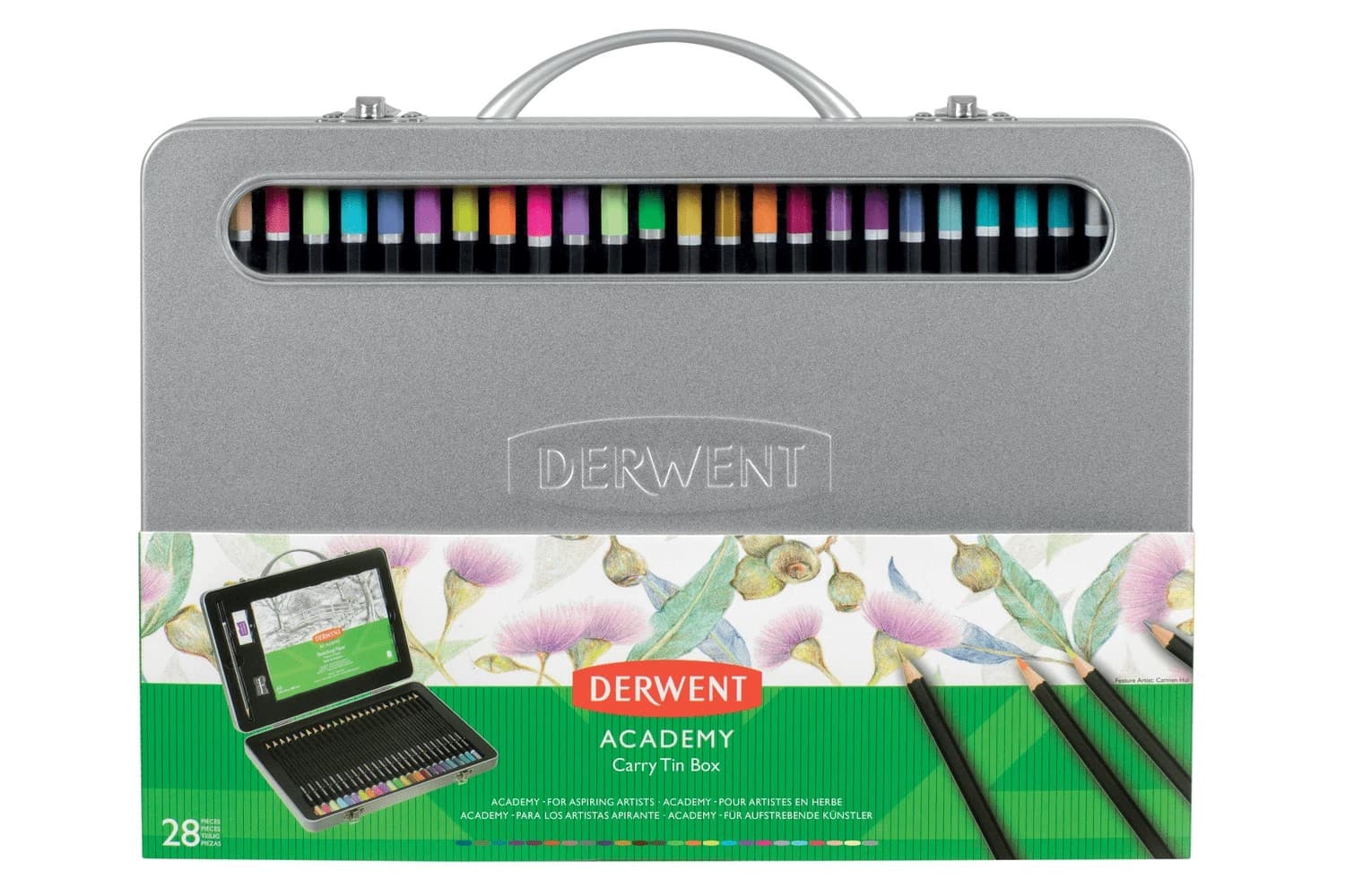 

Zestaw kredek 24 sztuki w pudełku metalowym 2305951 DERWENT ACADEMY