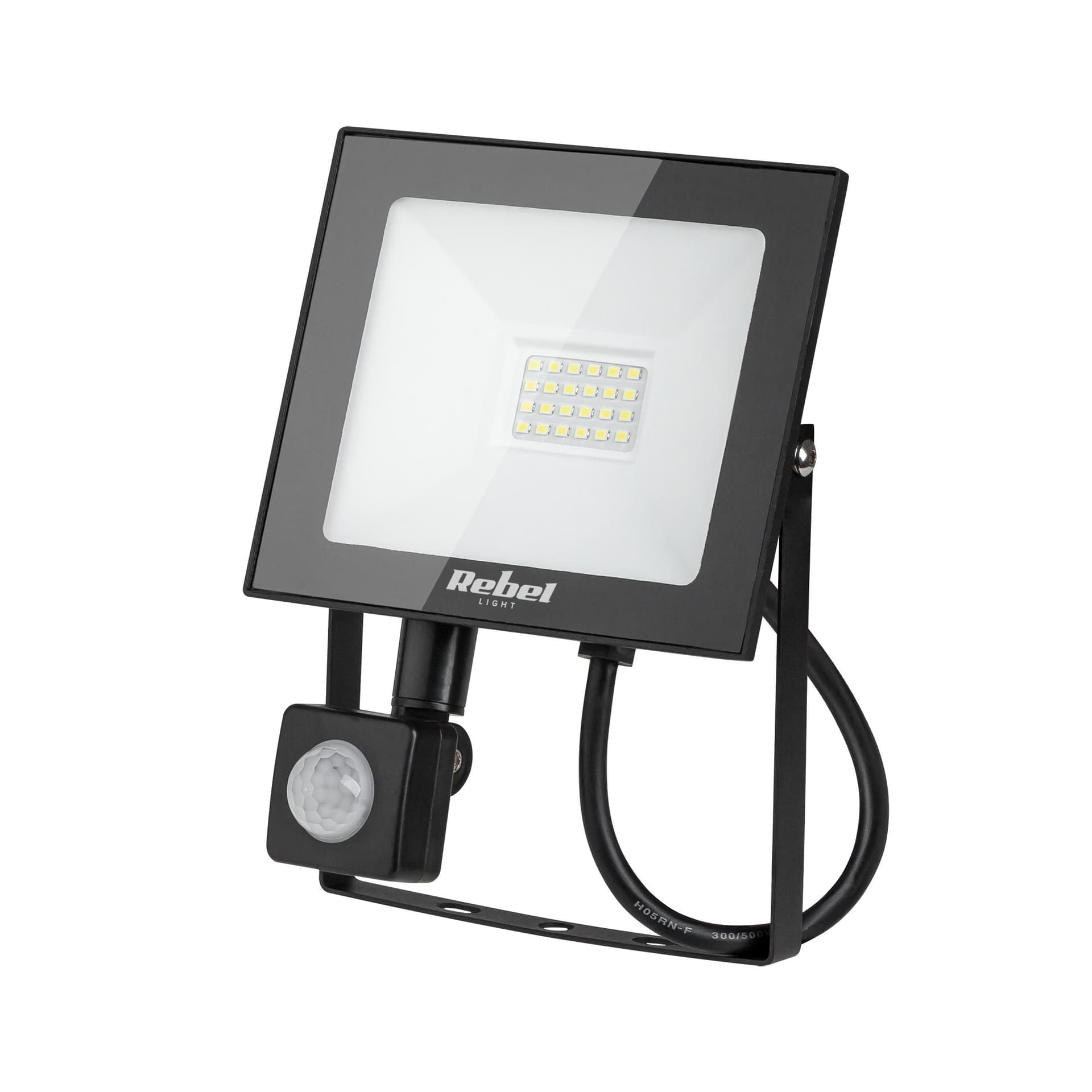 

Reflektor LED Rebel 20W 6500K z sensorem zmierzchu