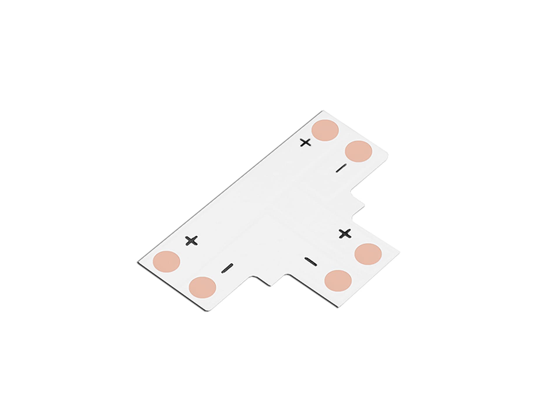 

1 szt. Złącze (konektor) taśmy LED PCB typu T 10mm, 2pin.