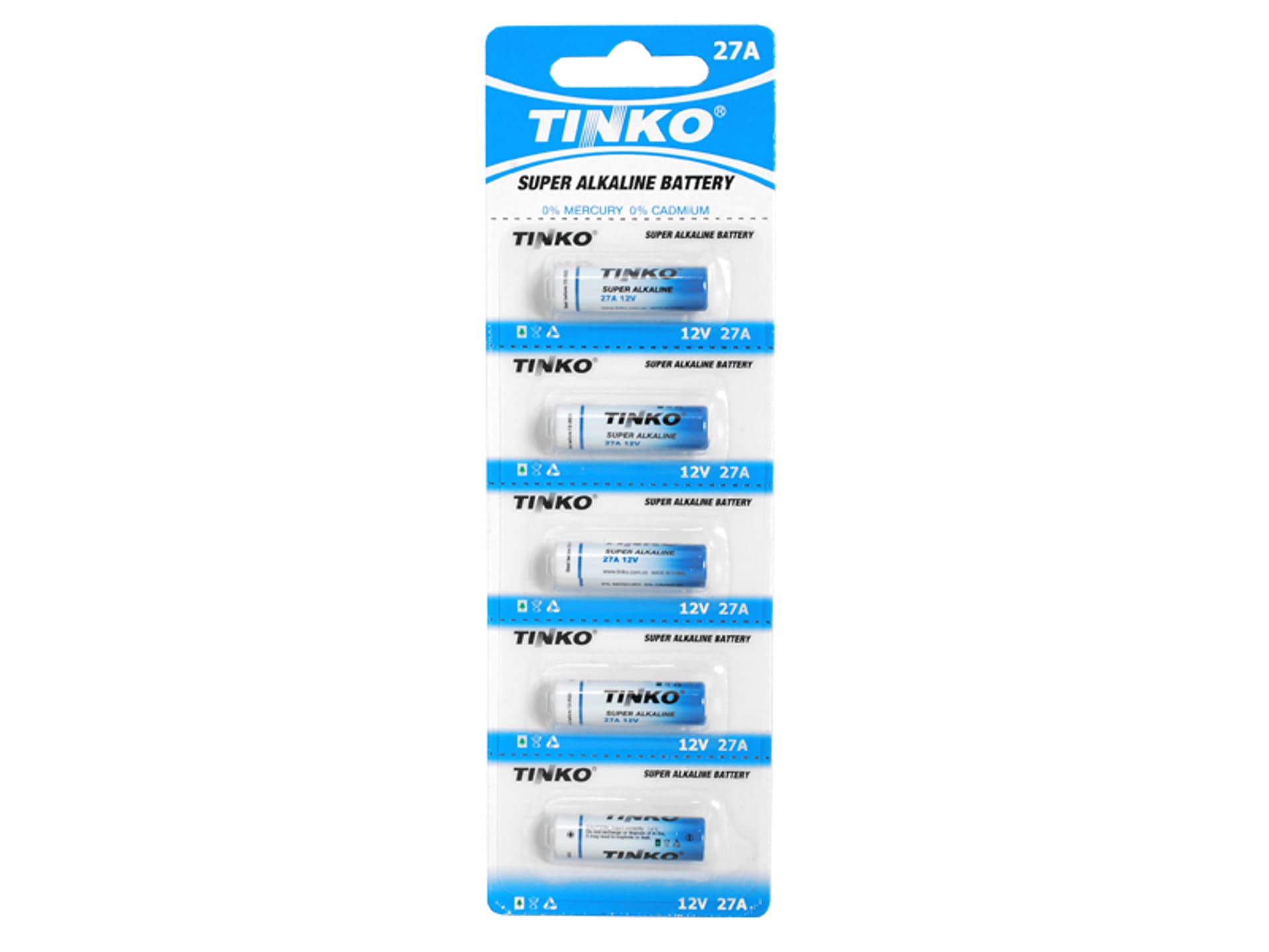 

Bateria alkaliczna TINKO 12V 27A 5szt/blister.