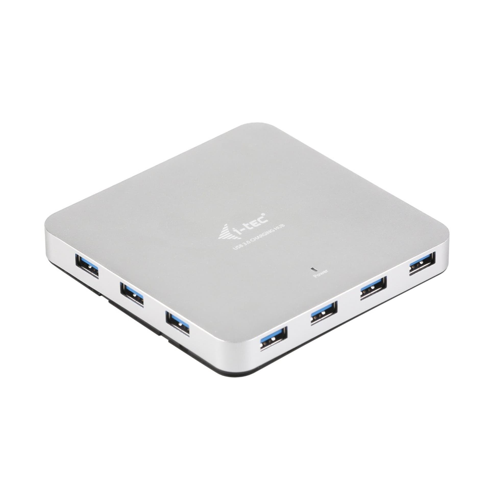 

USB 3.0 Metal Charging HUB 10 Portów z zasilaczem 10x USB 3.0 z funkcją Plug & Play oraz możliwością ładowania przez USB