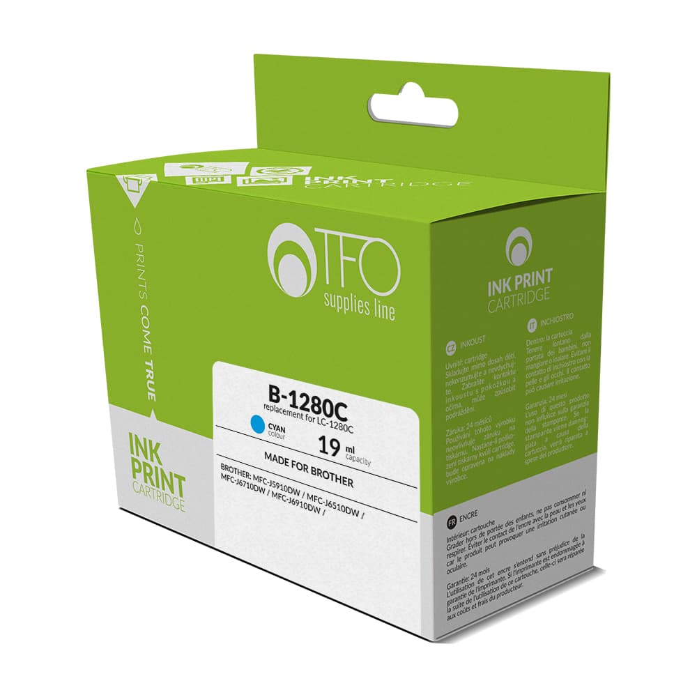 

1 szt. Tusz TFO B-1280C (LC1280C) 19ml.