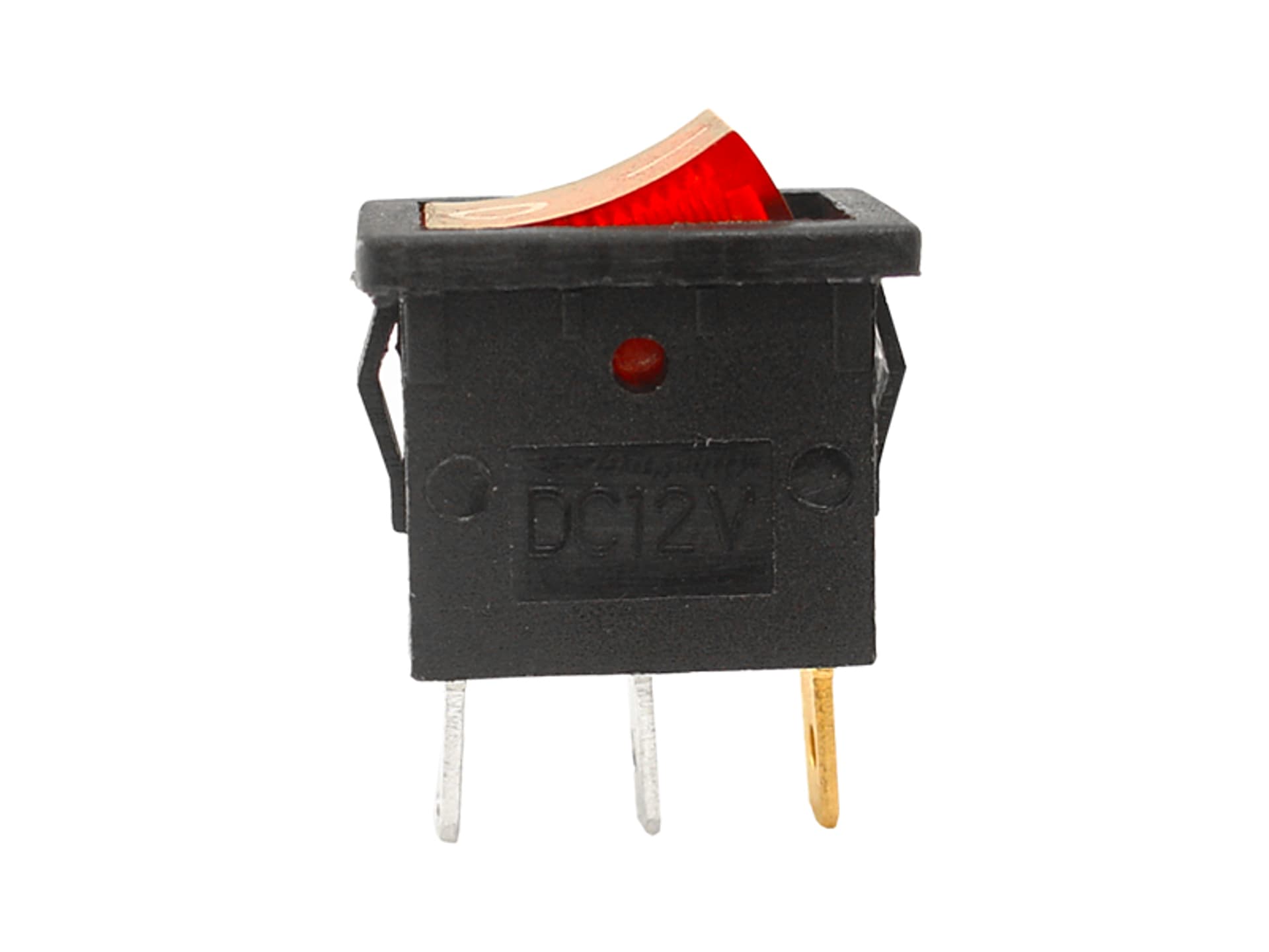 

20 szt. Przełącznik IRS-701DC 12V podświetlany, czerwony