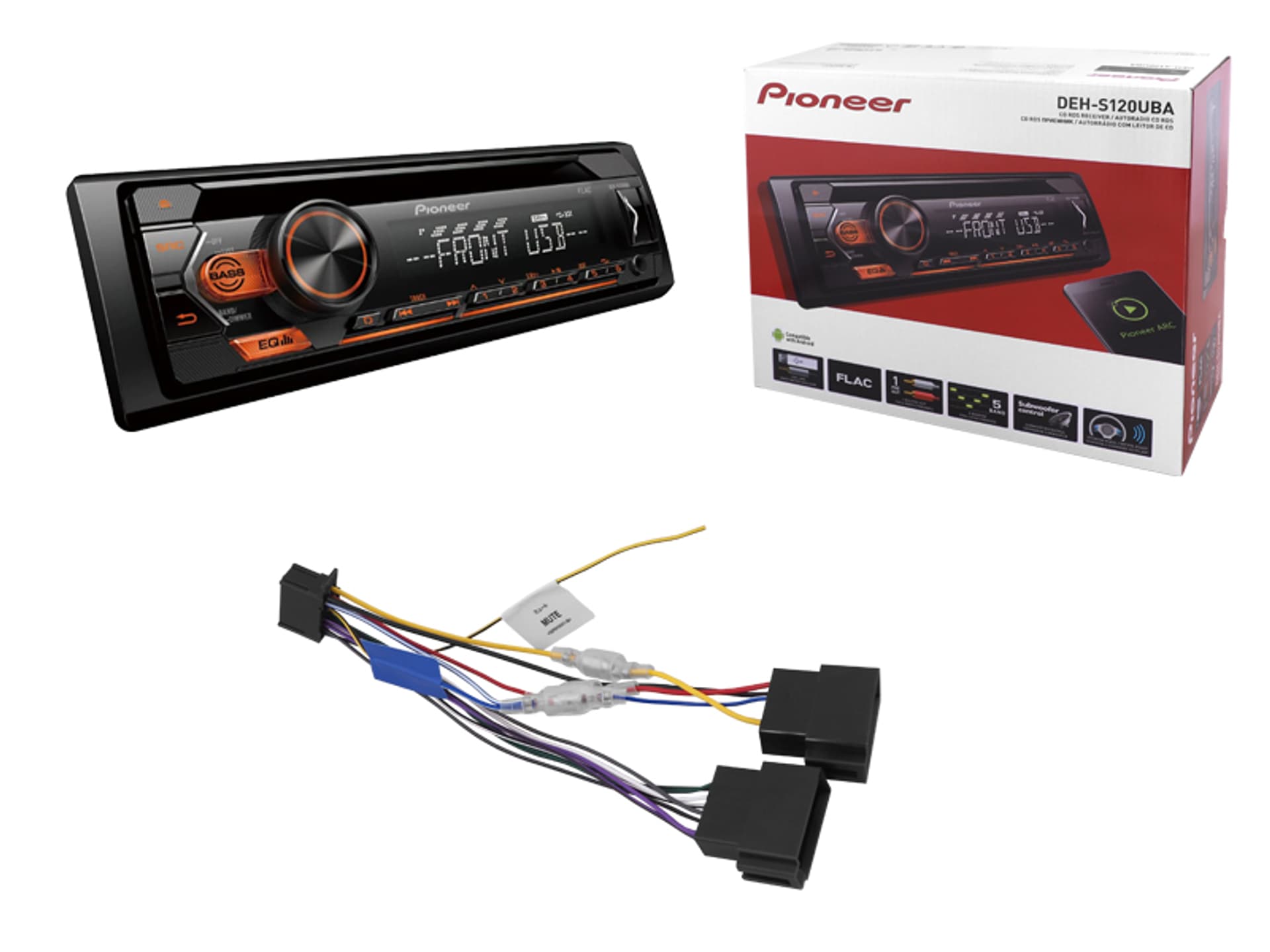 

Radio samochodowe PIONEER DEHS120UBA 2020r. (1LM)