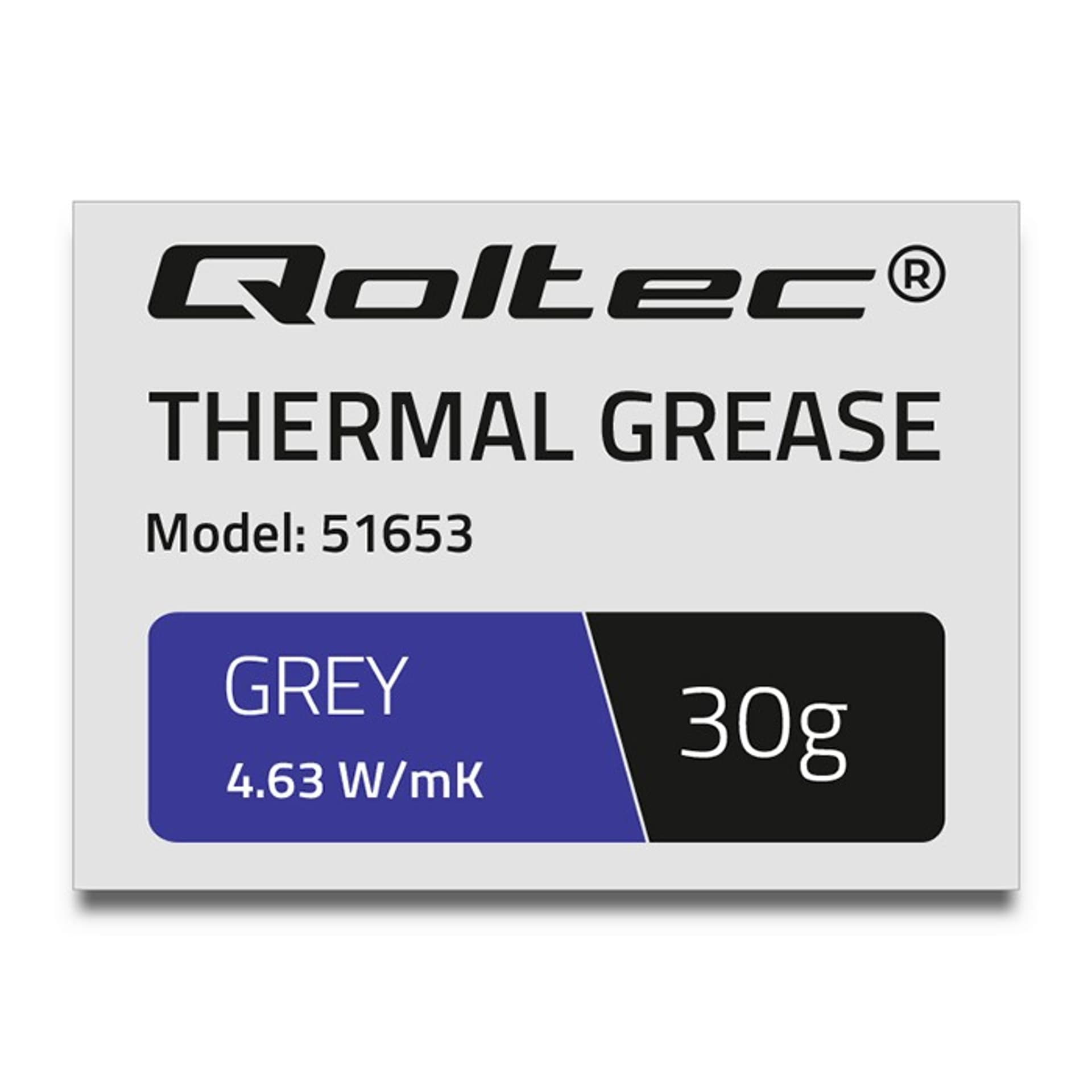 

Qoltec Pasta termoprzewodząca 4.63 W/m-K 30g Szara
