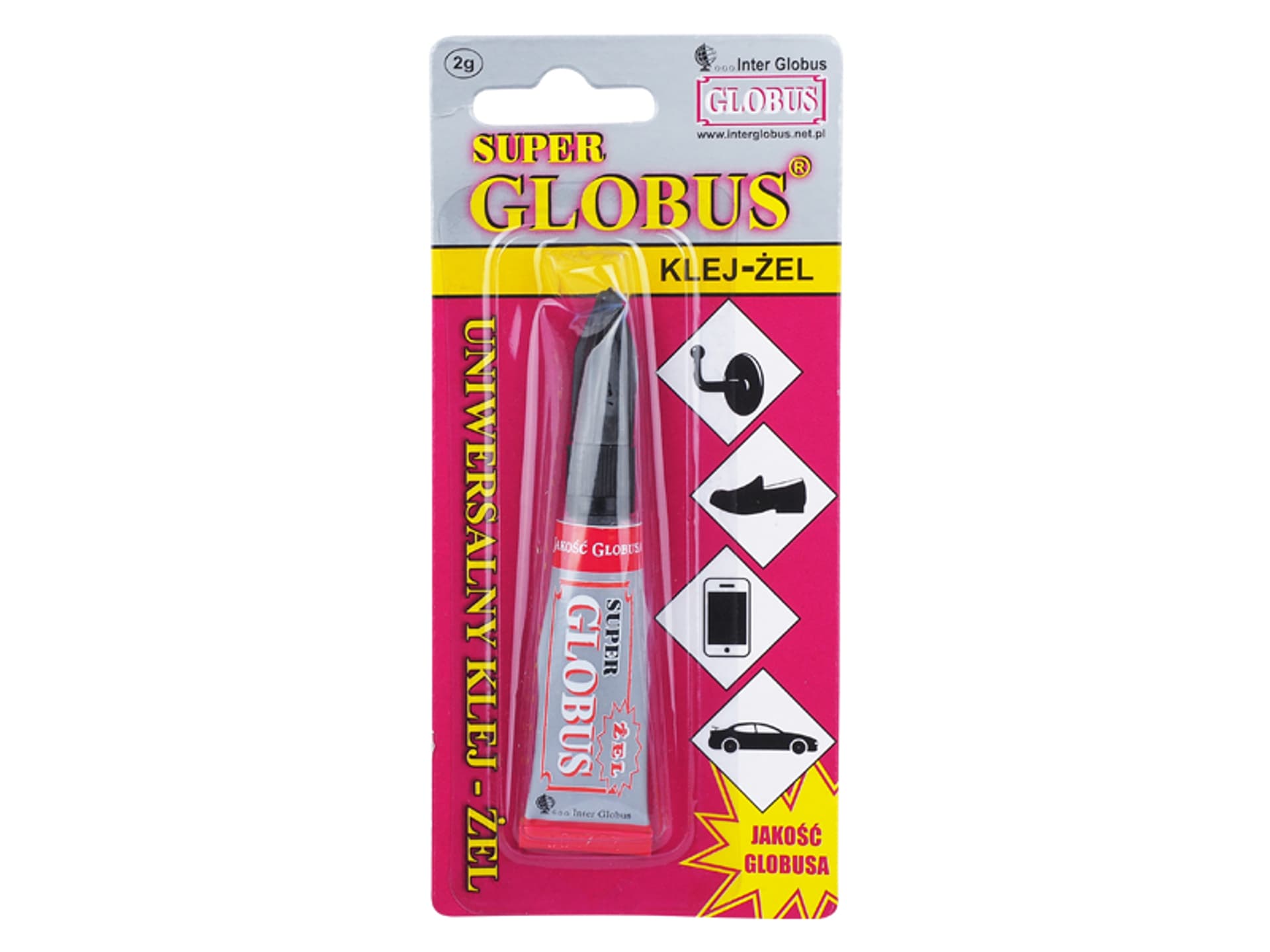 

1 szt. Klej Super Globus żel, 2g.