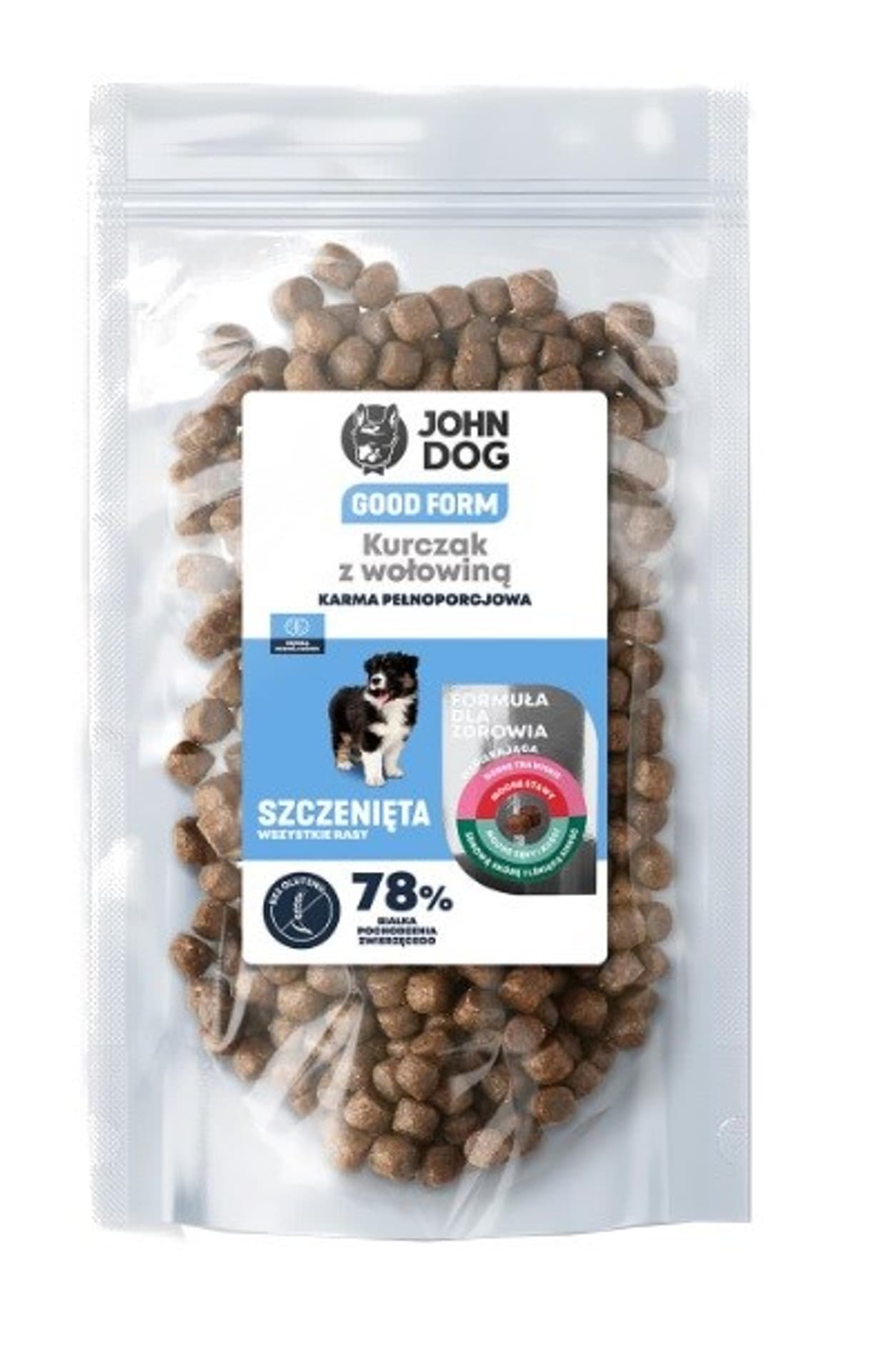 

John Dog GOOD FORM Kurczak z wołowiną dla szczeniąt