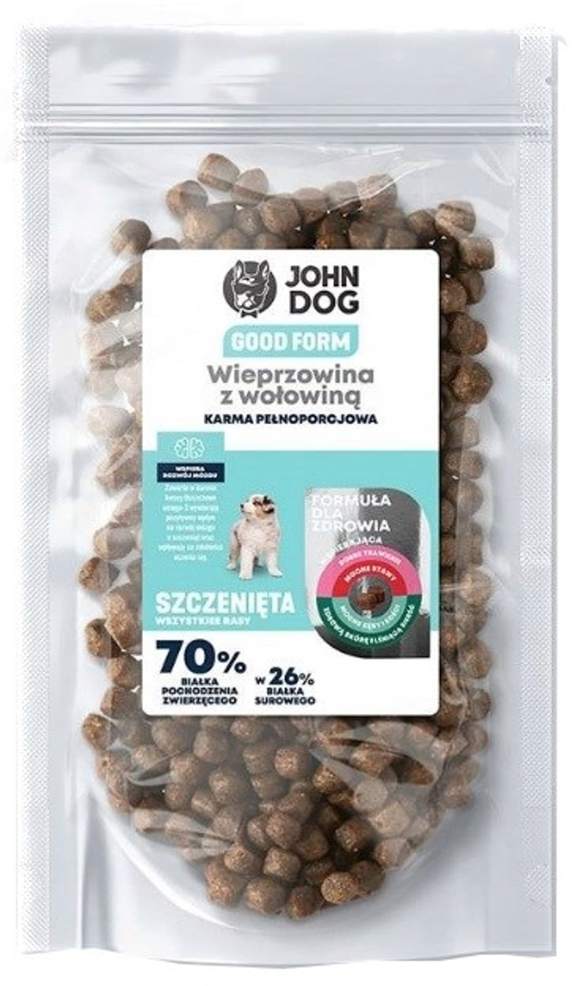 

John Dog GOOD FORM Wieprzowina z wołowiną dla szczeniąt
