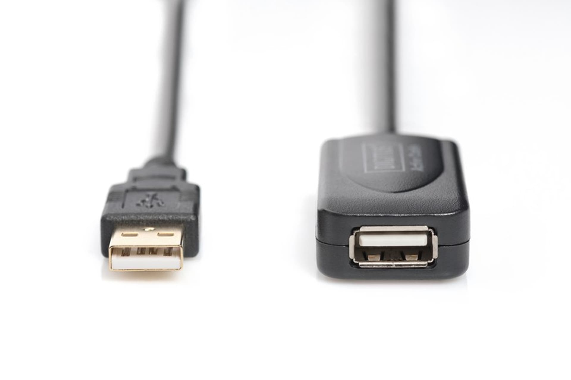 

Przedłużacz/Extender USB 2.0 HighSpeed Typ USB A/USB A M/Ż aktywny, czarny 5m