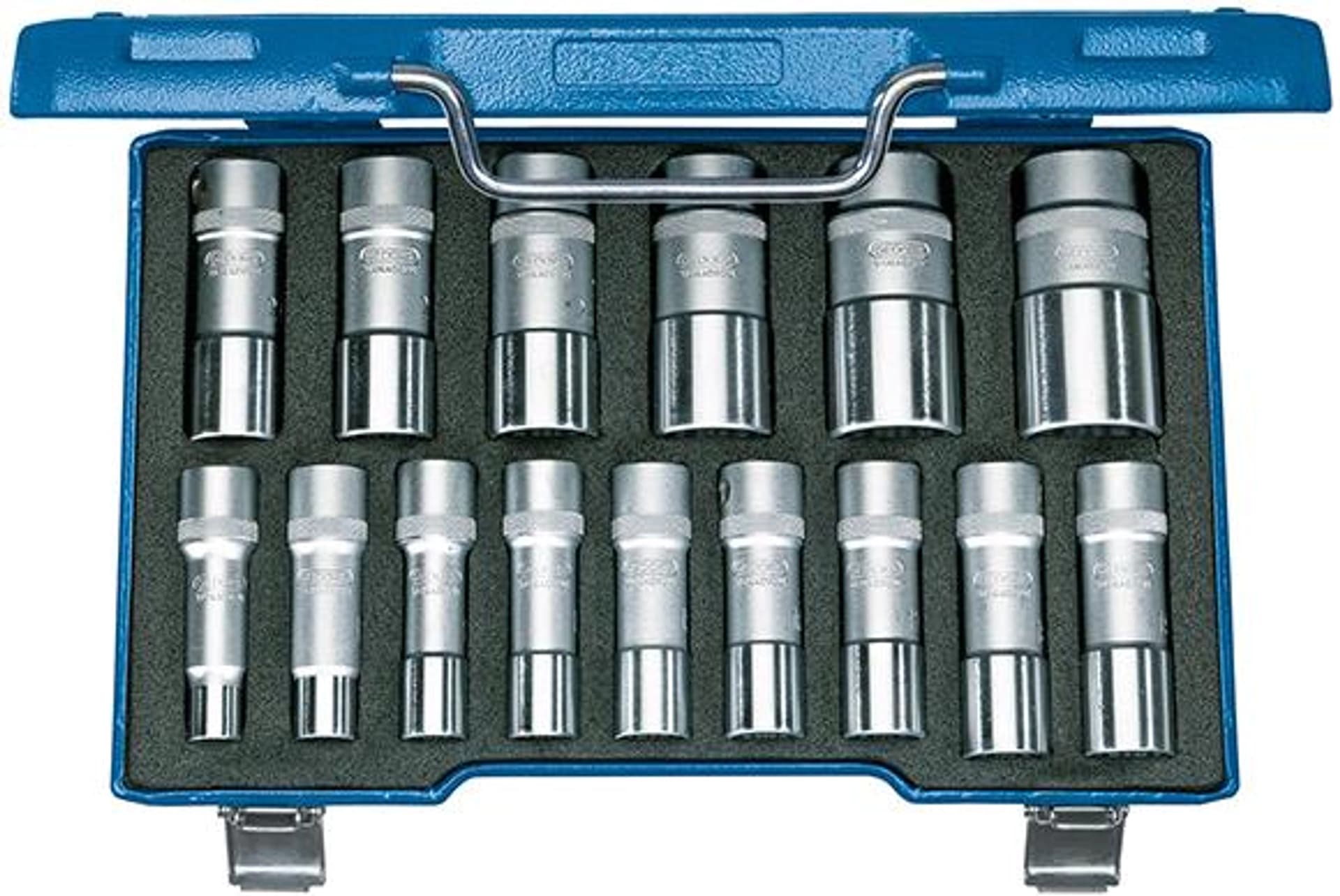 

Zestaw nasadek 1/2", 12-kątnych, 10-32mm, długich, 15-cz. GEDORE