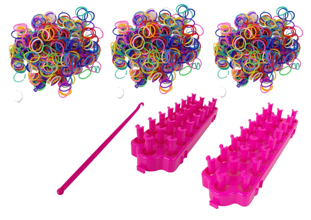 

Duży Kreatywny Zestaw Do Robienia Bransoletek Gumki LOOM BANDS