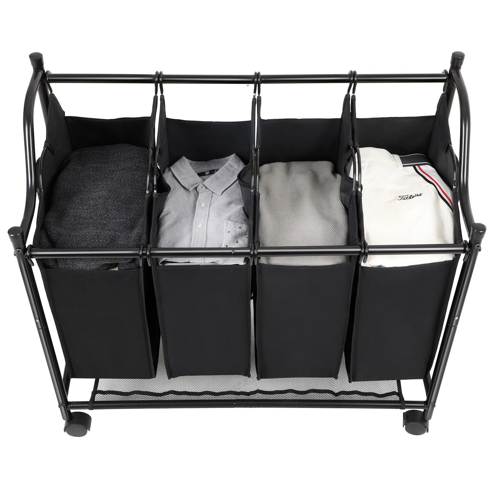 

Kosz do segregacji prania mobilny 4x35 L LOFT