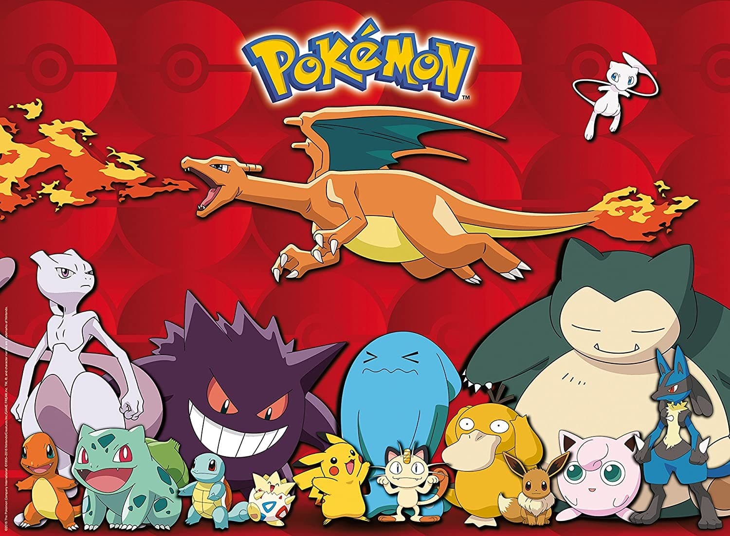 

Puzzle 100 elementów XXL Pokemon