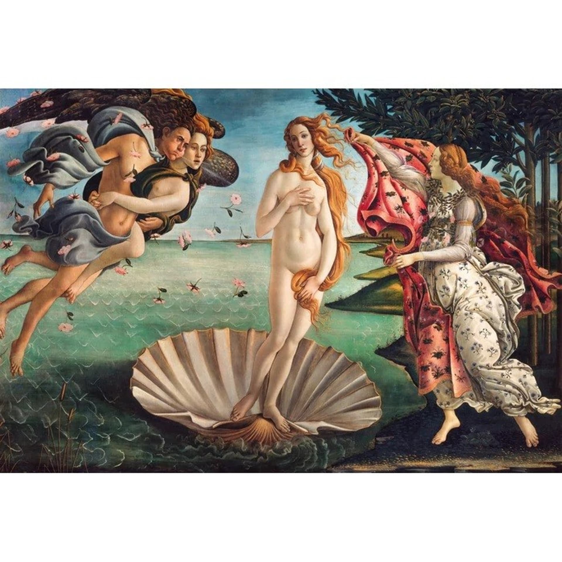 

Puzzle 2000 elementów Botticelli Narodziny Venus