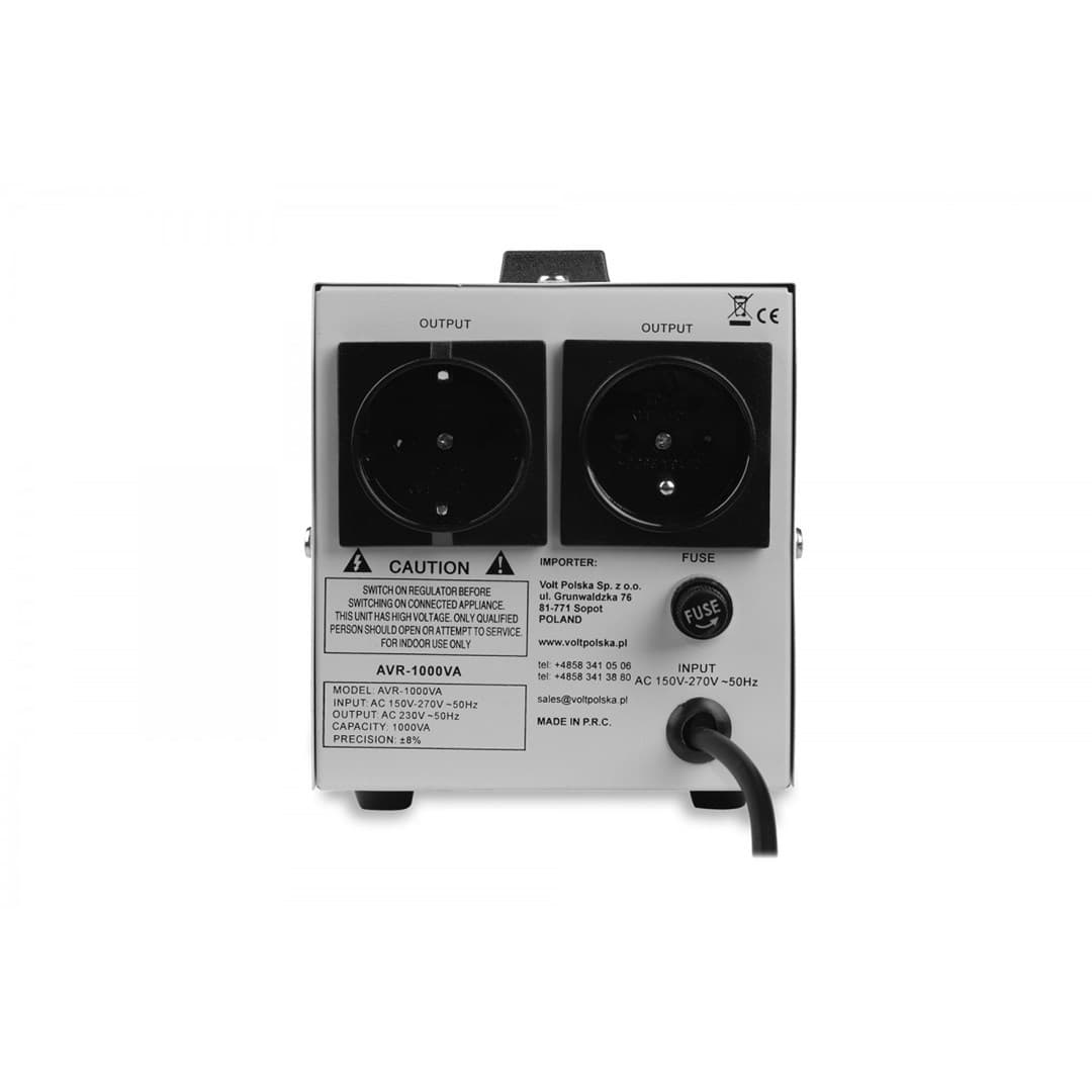 

Stabilizator napięcia AVR 1000VA 8-11%