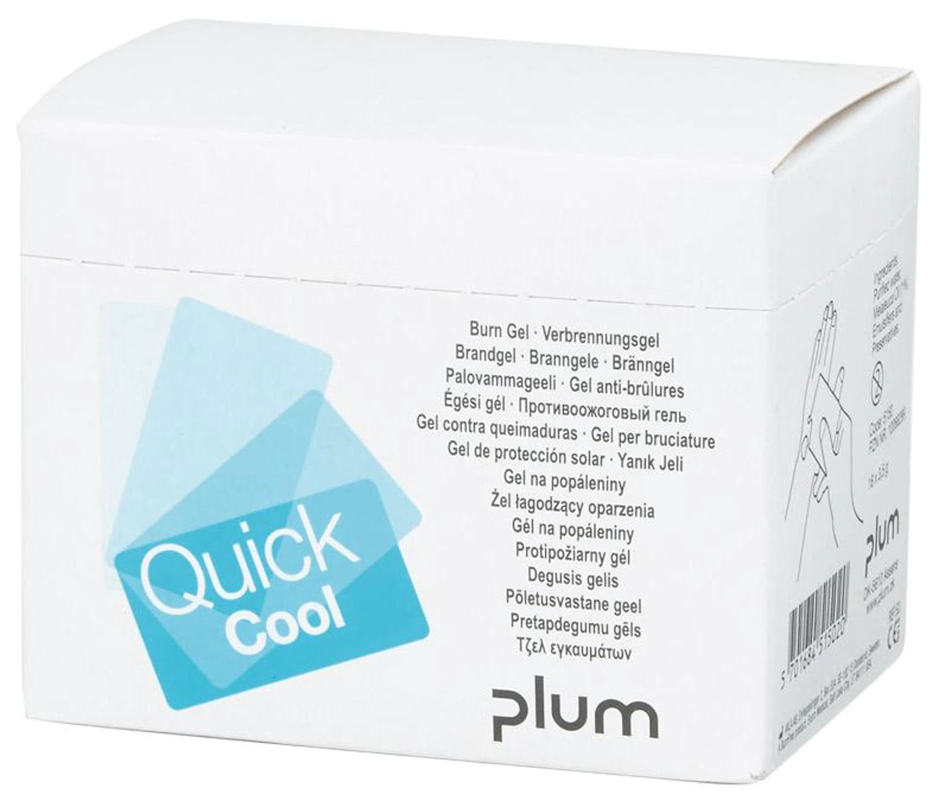 

Żel na oparzenia QuickCoolBox z 18 saszetkami