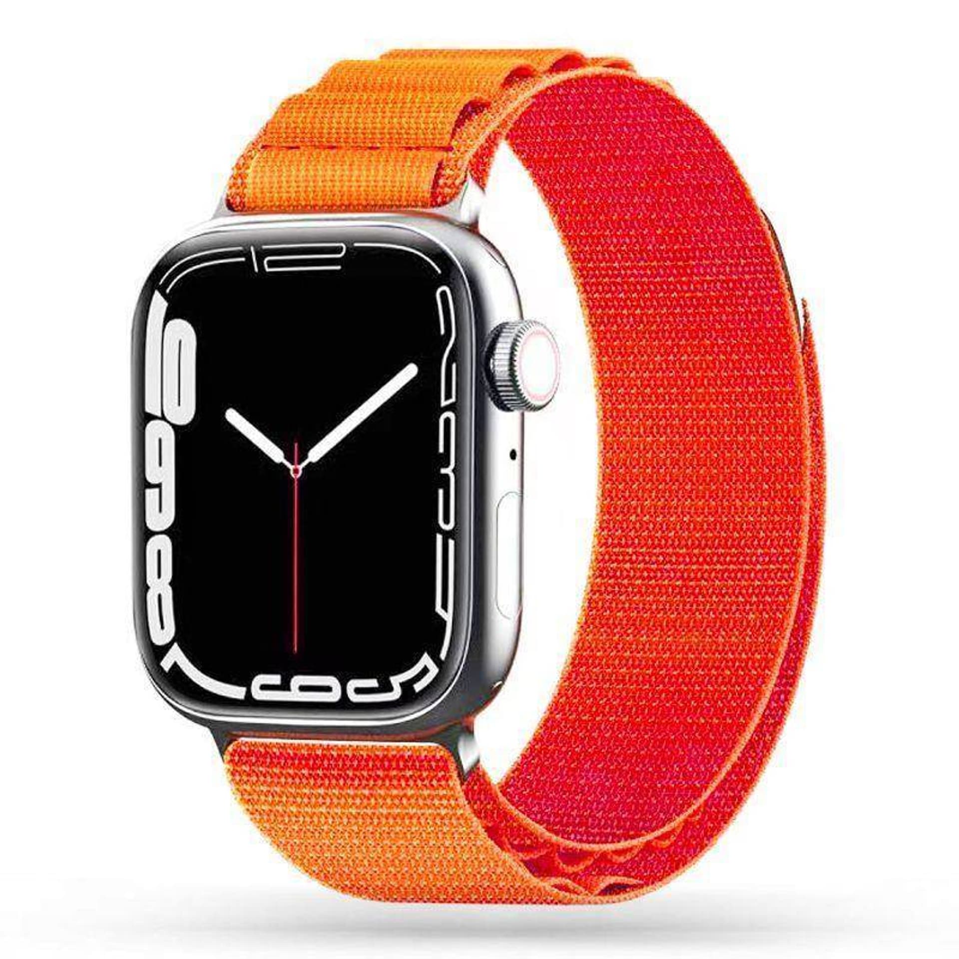 

Pasek do APPLE WATCH 4 / 5 / 6 / 7 / 8 / SE (38 / 40 / 41 MM) Tech-Protect Nylon Pro pomarańczowe, 38 / 40 / 41 mm) tech-protect nylon pro pomarańczow