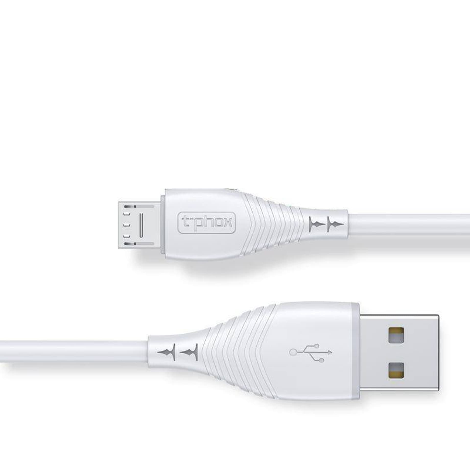 

KABEL T-PHOX NATURE MICRO USB WHITE 1.2M 3A