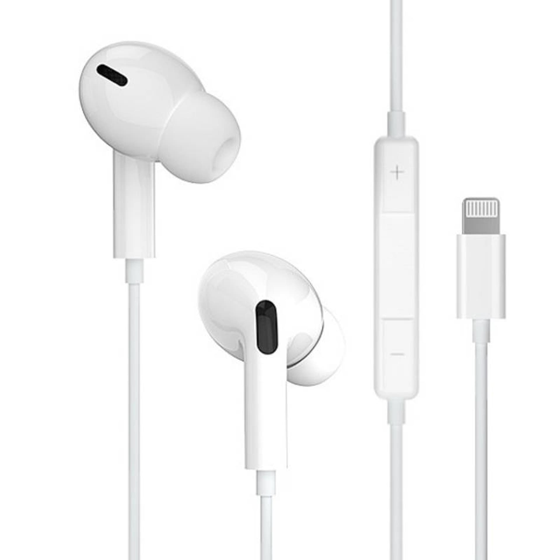 

Zestaw Słuchawkowy Lightning z Mikrofonem Jellico X12 biały