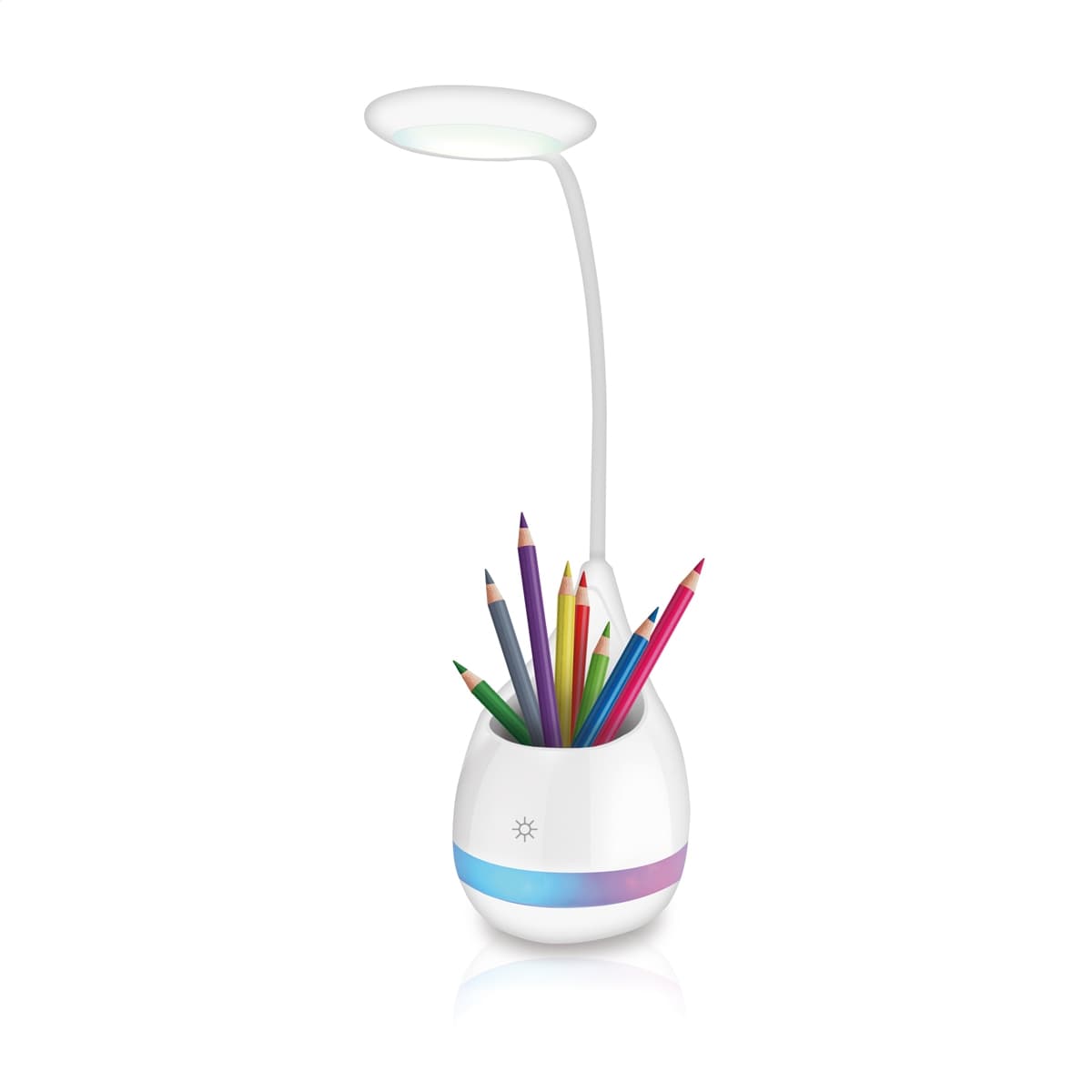 

PLATINET DESK LED LAMP LAMPKA BIURKOWA LED 2000MAH RGB 5W BUILT-IN BATTERY WHITE [45211]