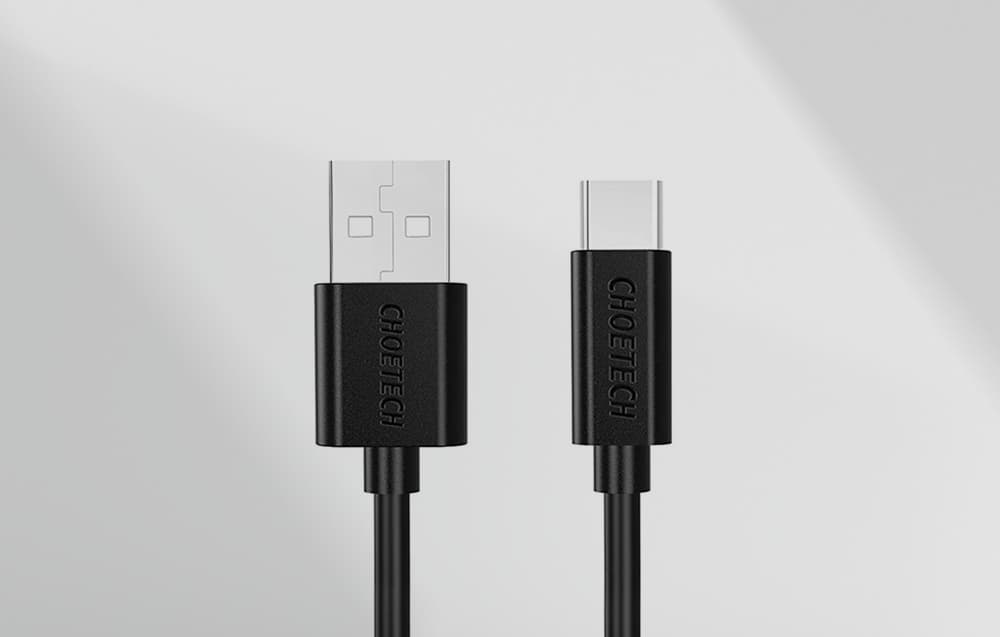 

Kabel USB do USB-C Choetech AC0001 0,5m (czarny)