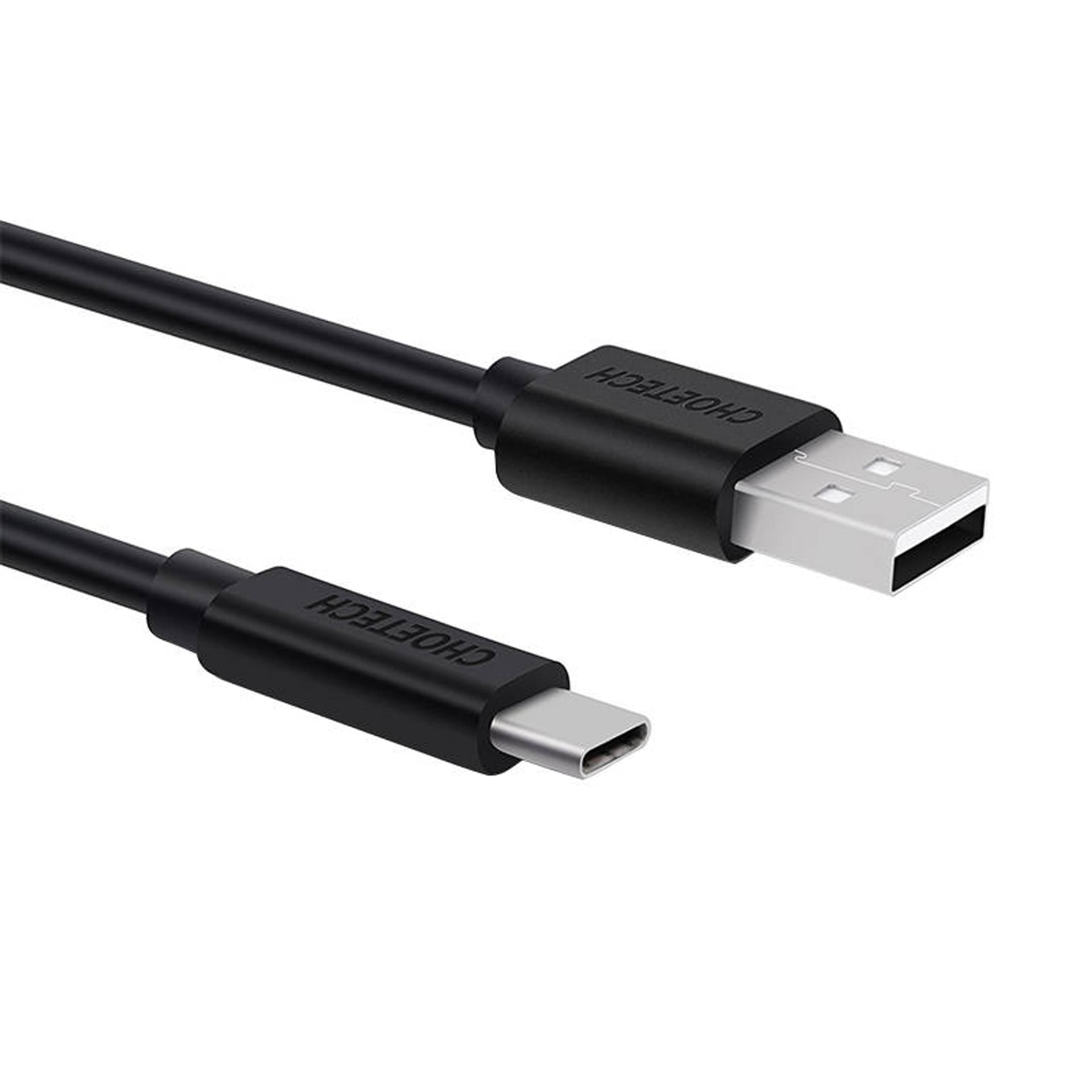 

Kabel USB do USB-C Choetech AC0002 1m (czarny)