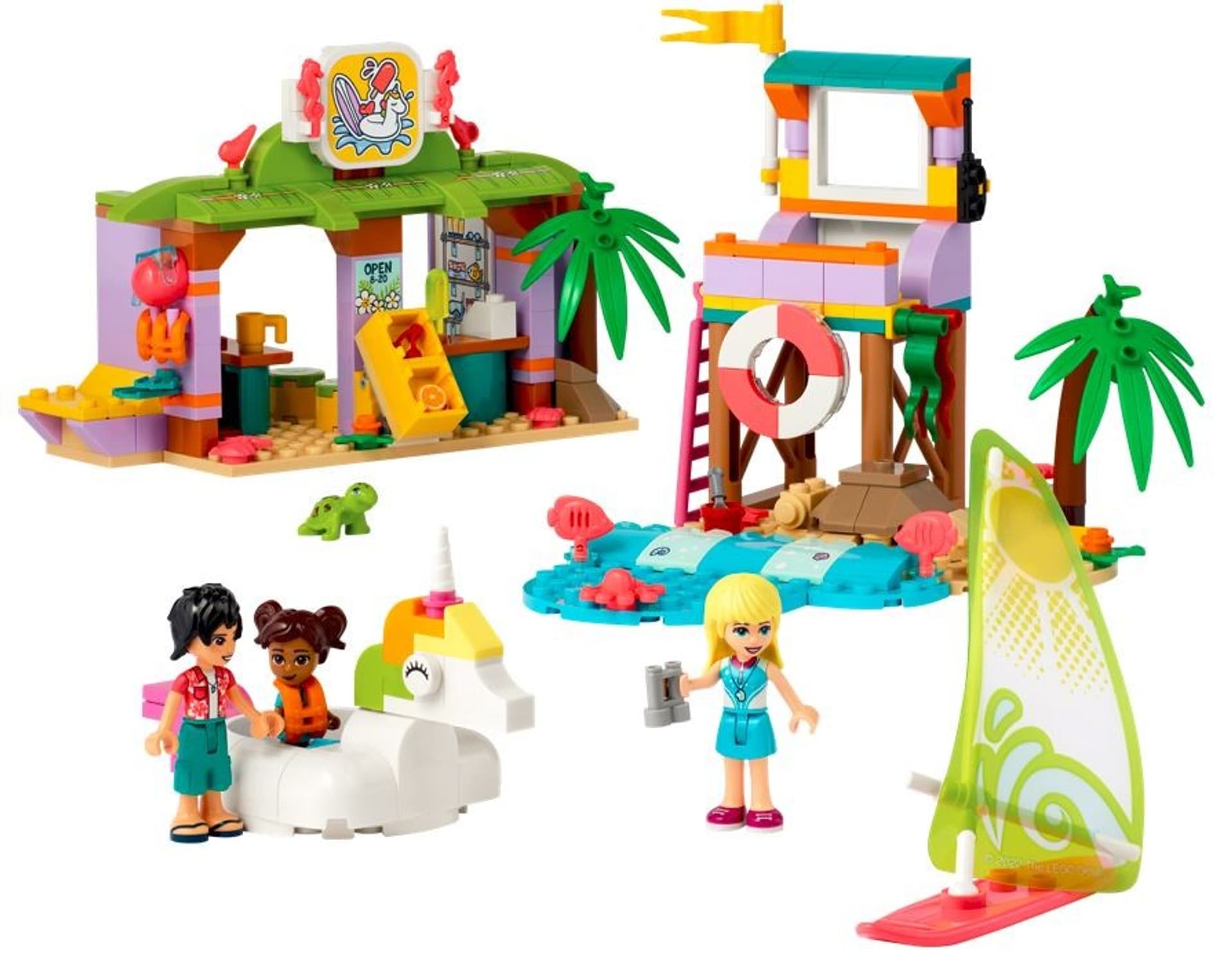 

FRIENDS Klocki 41710 Plaża surferów