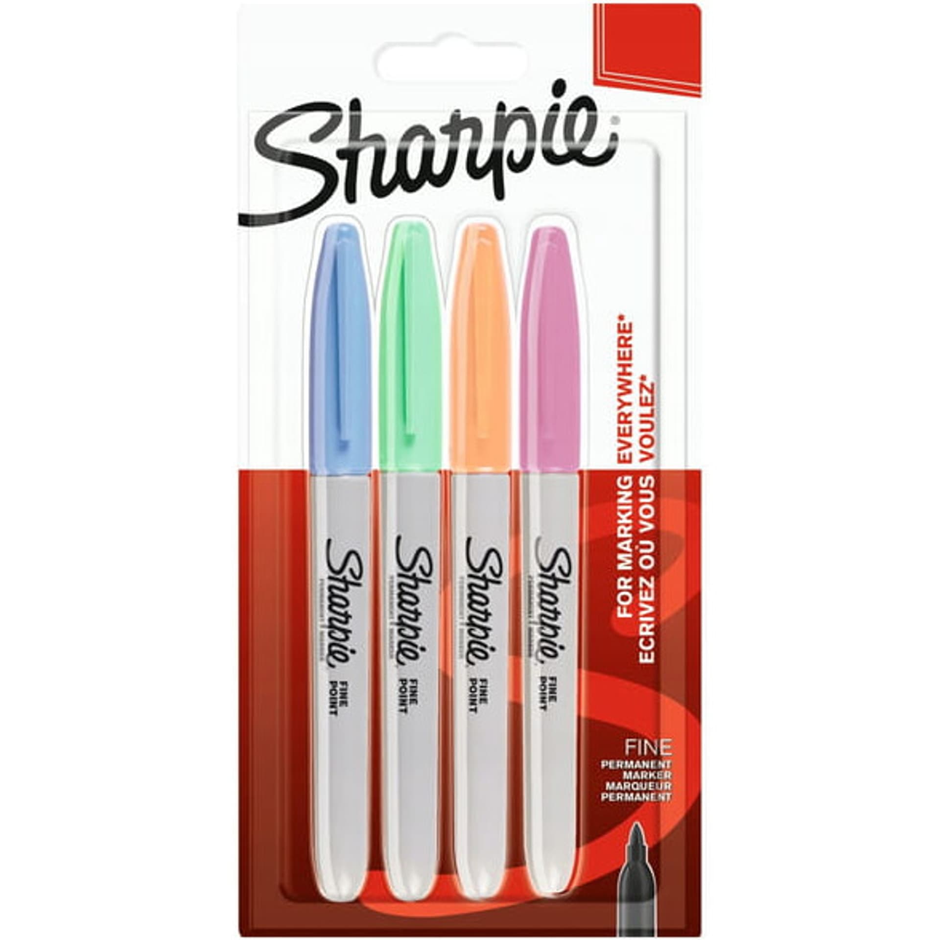 

SHARPIE -zestaw markerów 4 szt pastelowe