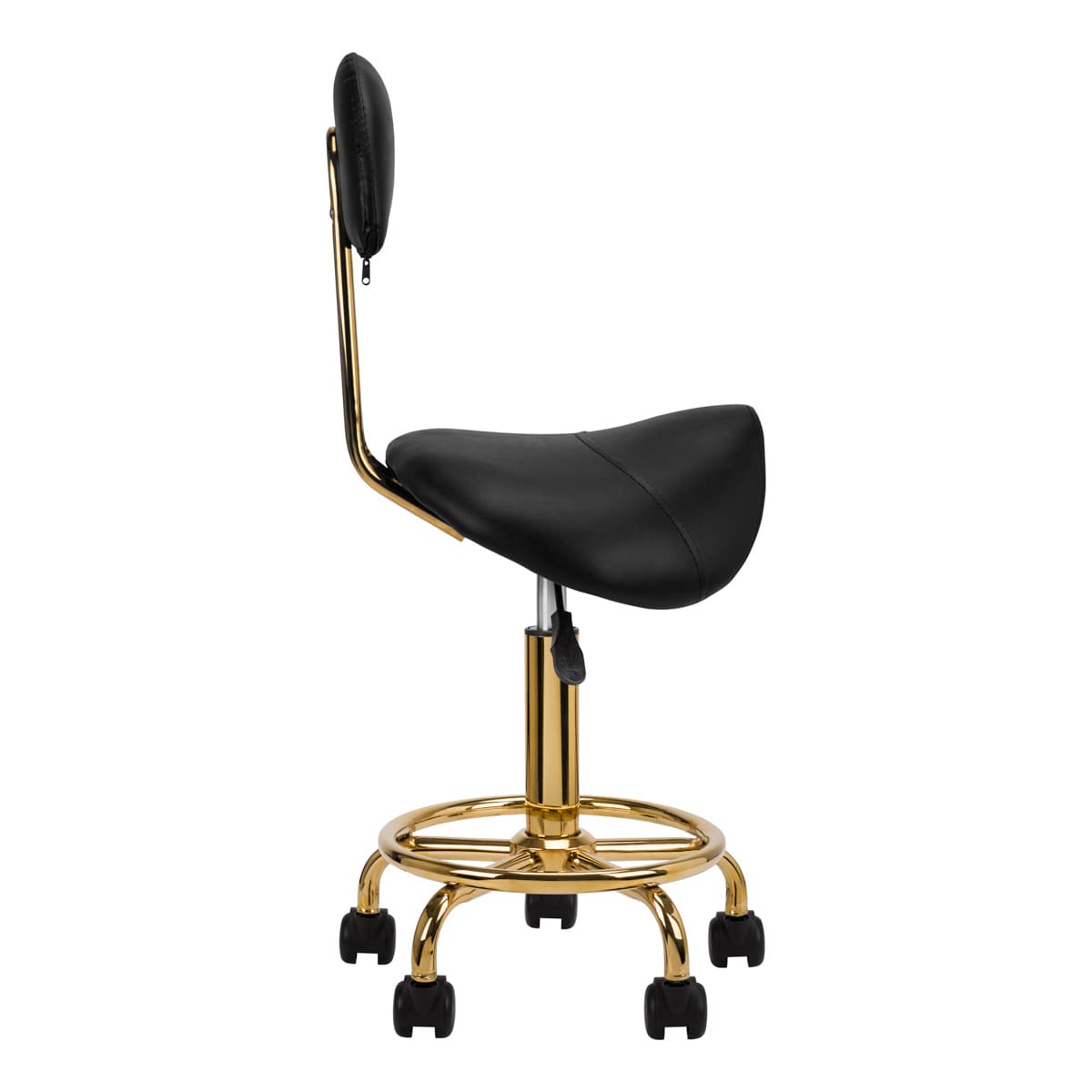 

Taboret kosmetyczny 6001-G złoto - czarny